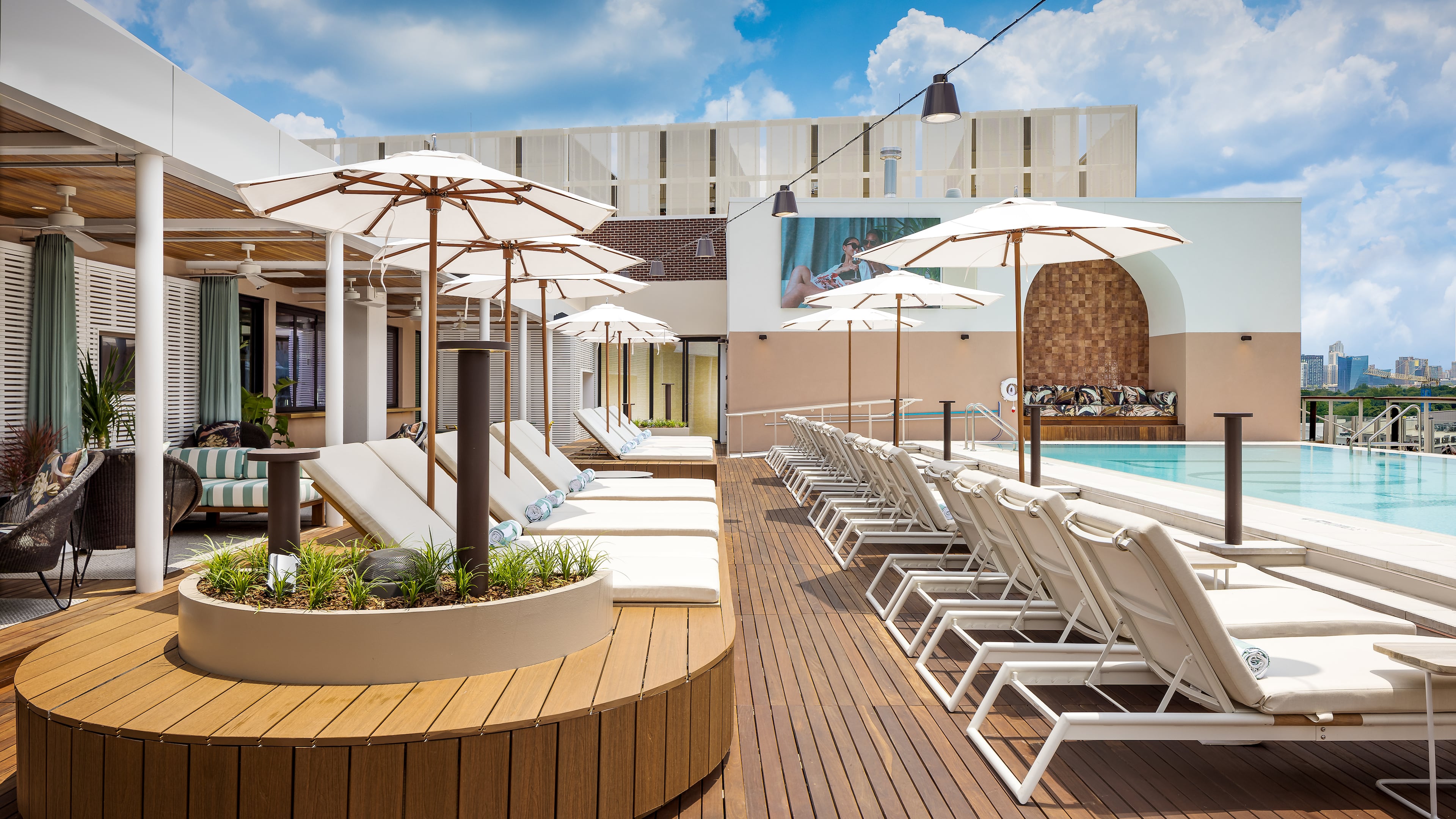 Retreat by The Gathering Spot boasts a rooftop pool. (Katie Bricker Photography)