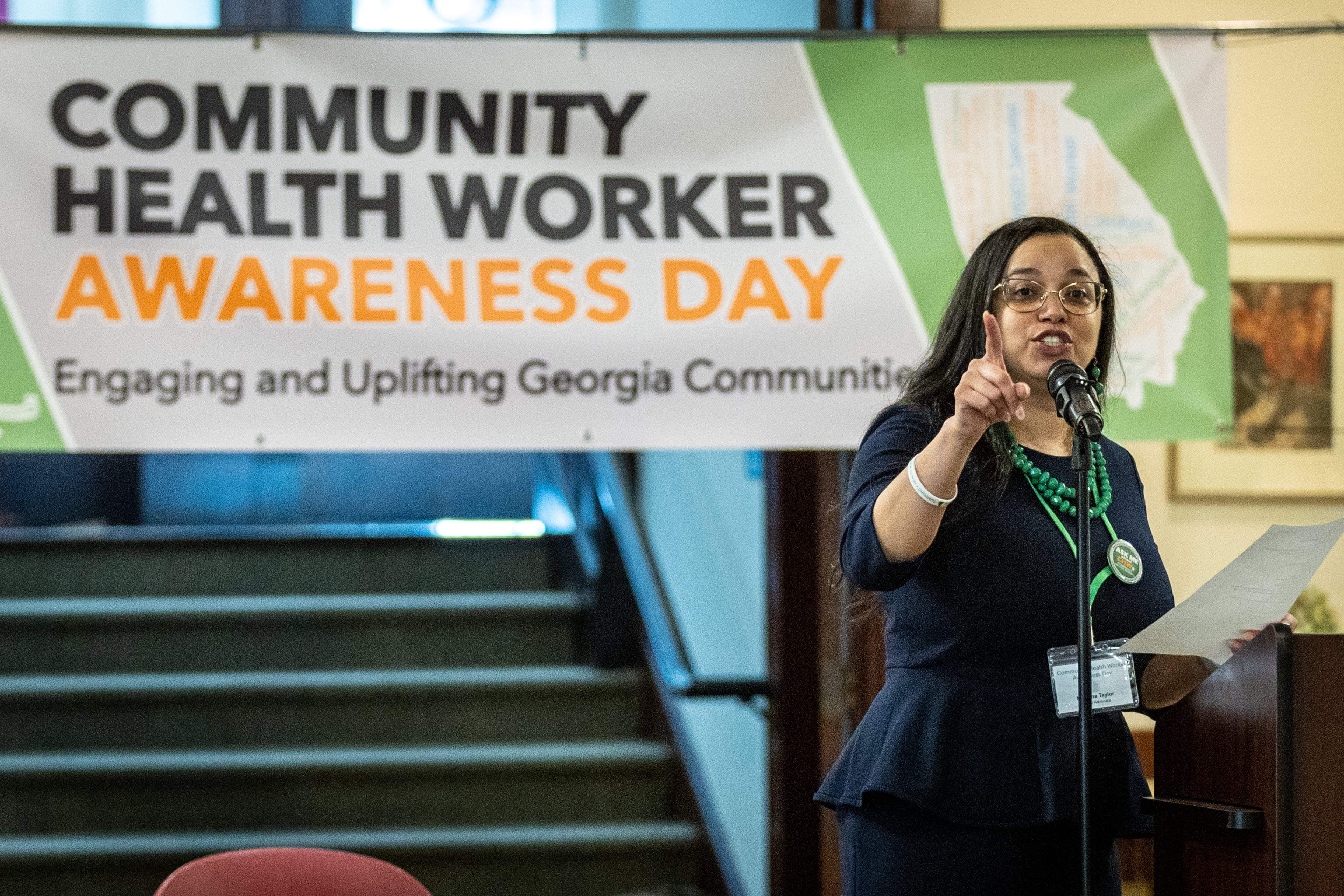 Natasha Taylor, deputy director for Georgia Watch, works closely with community health workers. (Steve Schaefer/AJC file)