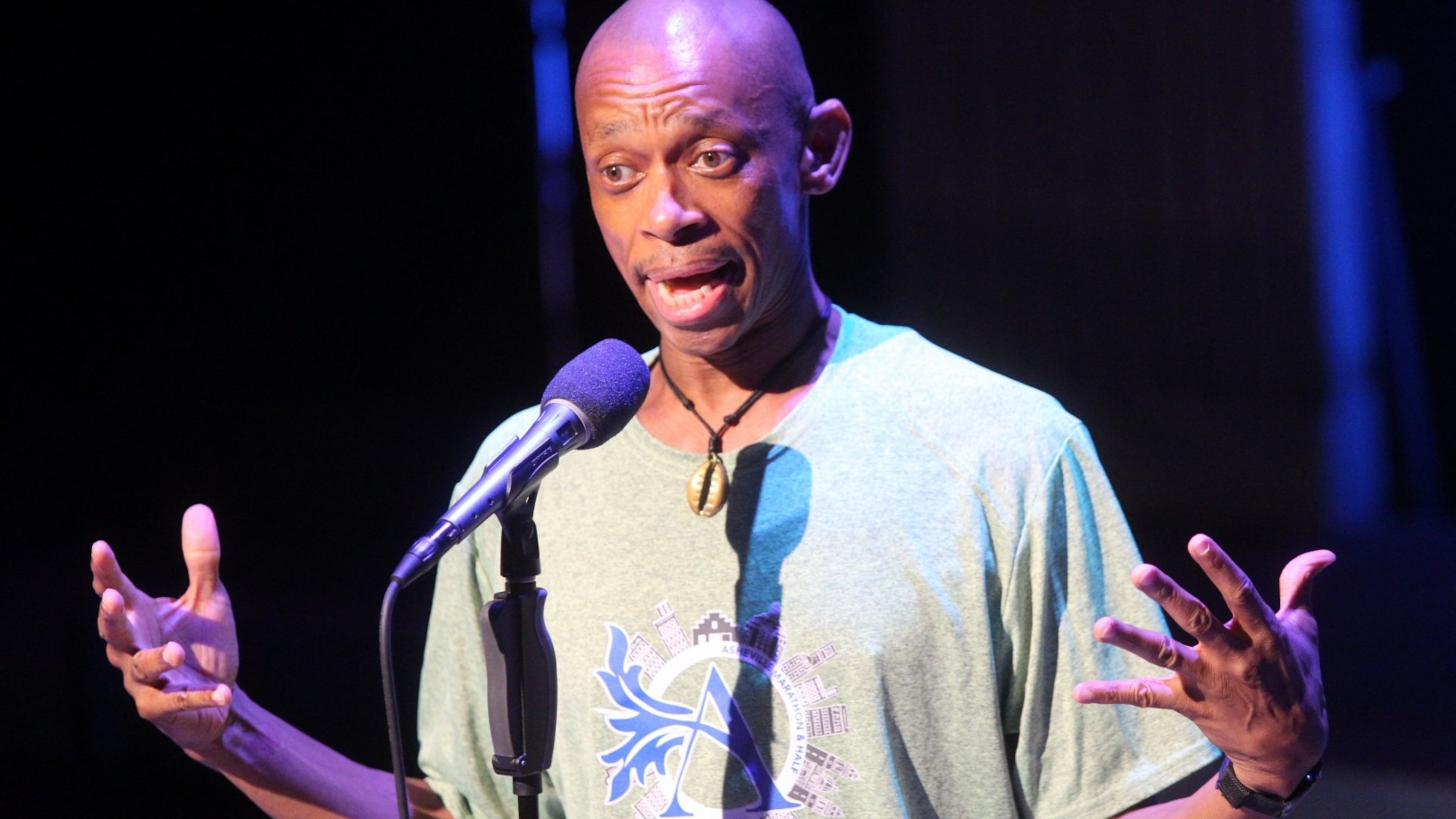 Moth regular Chetter Galloway is president of Kuumba storytellers of Georgia, an affiliate of the National Association of Black Storytellers. (Courtesy of the Moth)