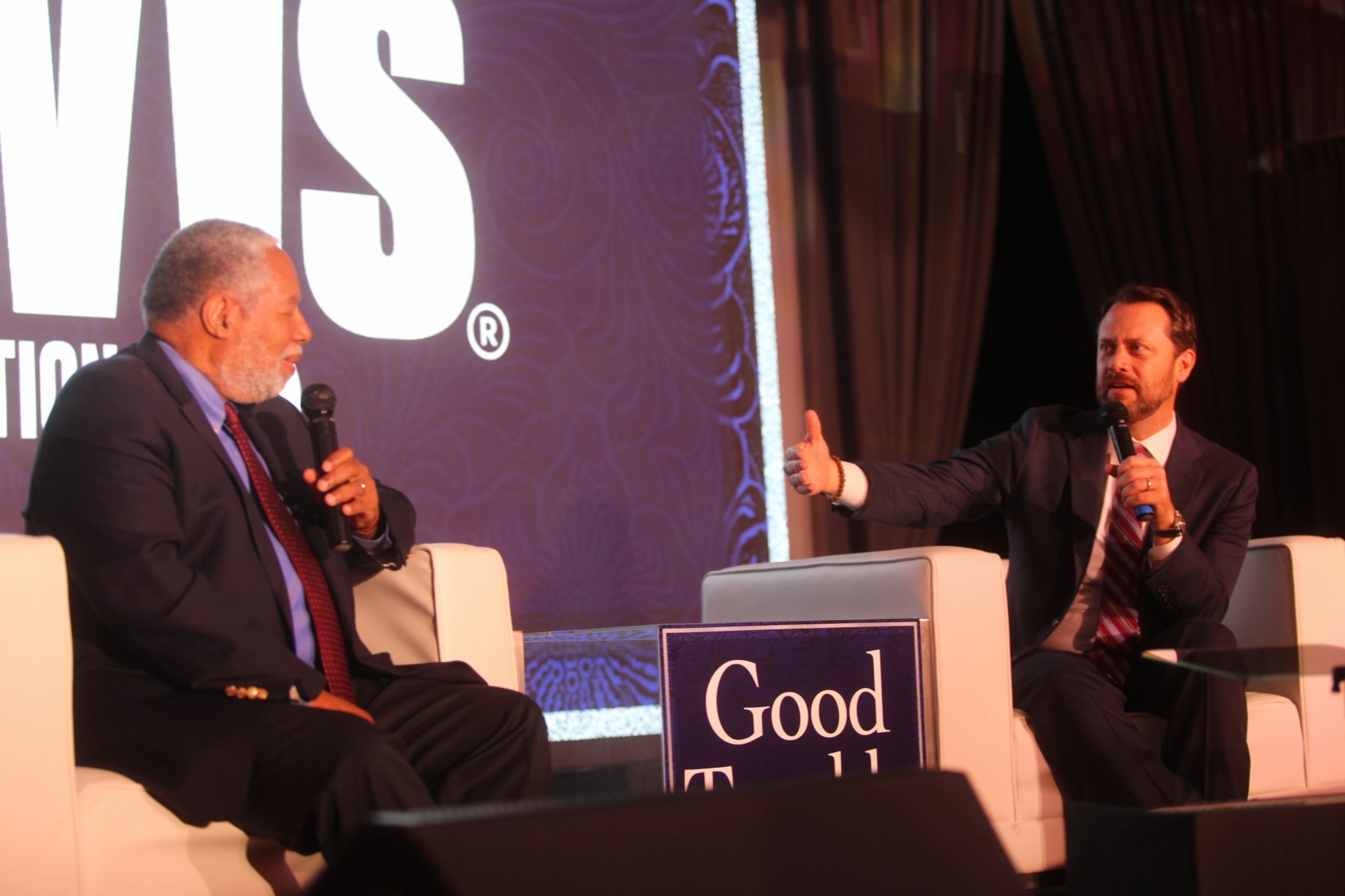 Smithsonian Institution Secretary Lonnie G. Bunch III and Carter Center chair Jason Carter discuss Bunch's career as a historian and the challenges he now faces.(Zaire Breedlove/AJC)