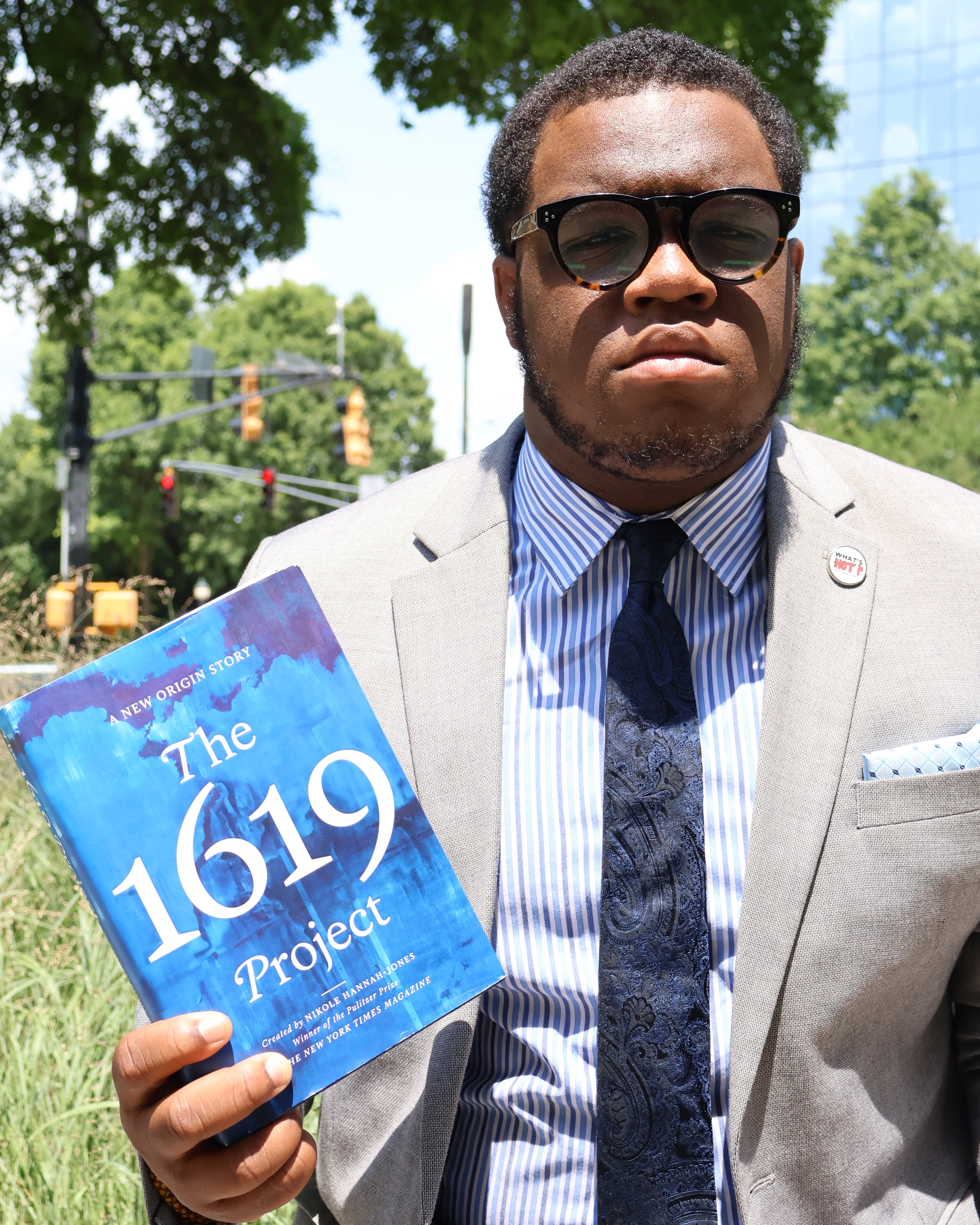 Shimei Ricks-Cook, an Ida B. Wells Society Fellow from Fayetteville State University, recommends “The 1619 Project: A New Origin Story” by Nikole Hannah-Jones. (Kevin Pernell/AJC)