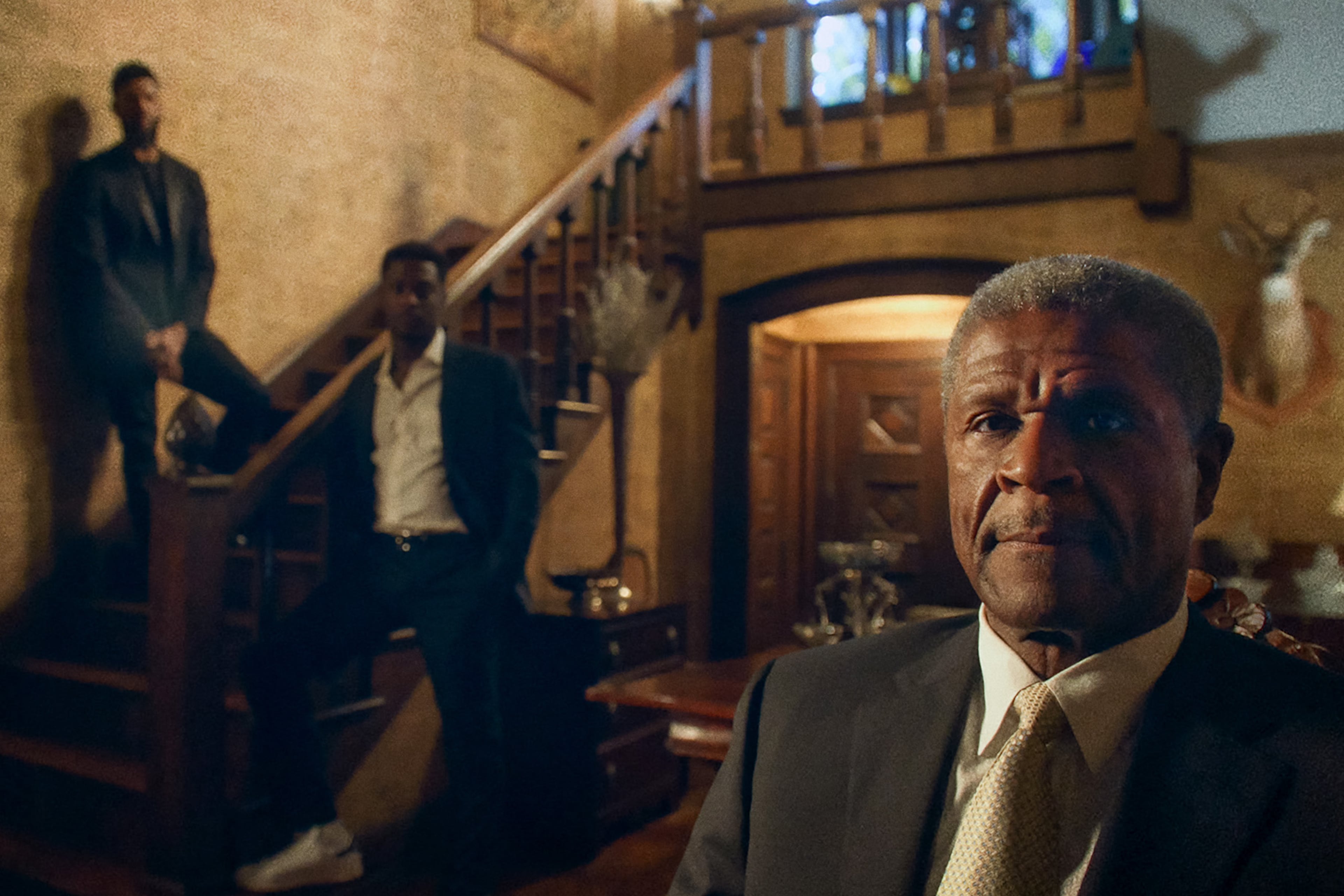 Brothers Michael "Lil Mg" Barney (from left) and Julian "Juju" Barney manage Magic City with their father and club founder, Michael "Mr. Magic" Barney." (Courtesy of Starz)