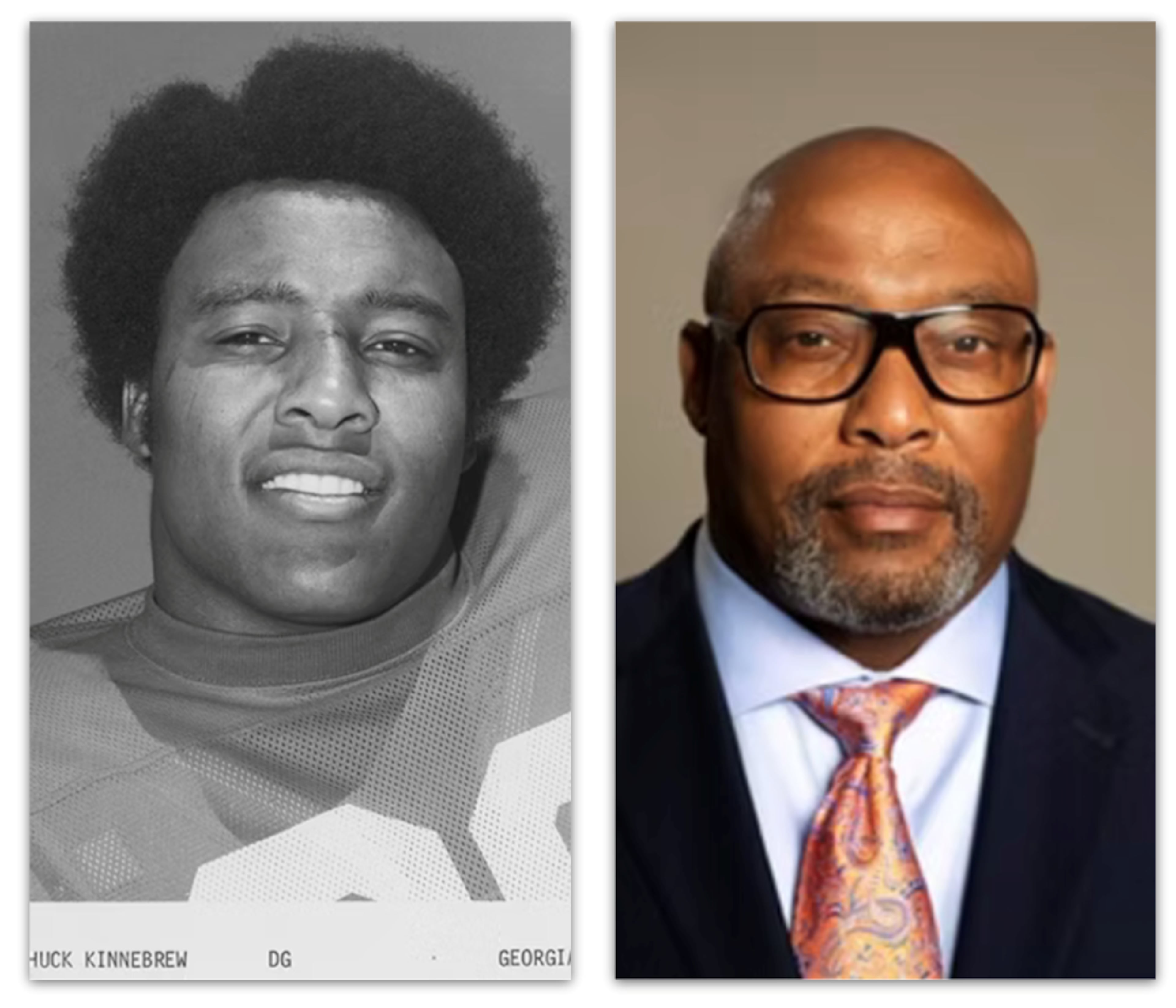 Defensive lineman Chuck Kinnebrew was part of the Bulldogs Original Five, the first Black football players at the University of Georgia in 1971. (Courtesy of The Bulldogs Original Five)