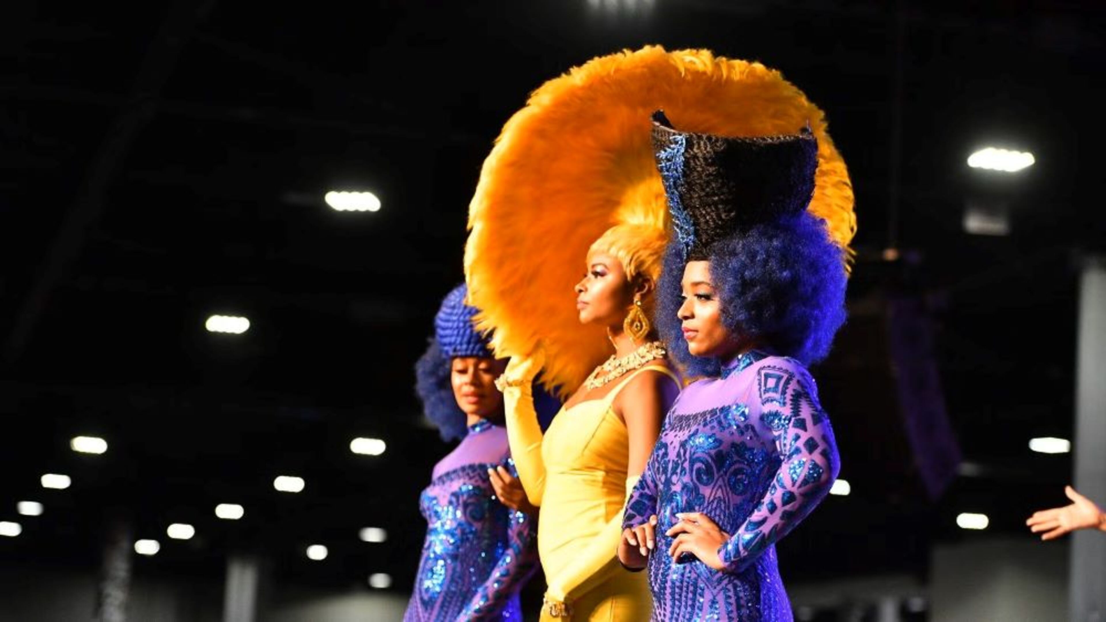 Models from the 77th annual Bronner Bros. International Hair Show Feb. 24-26, 2024, in Atlanta. (Courtesy of Bronner Bros.)