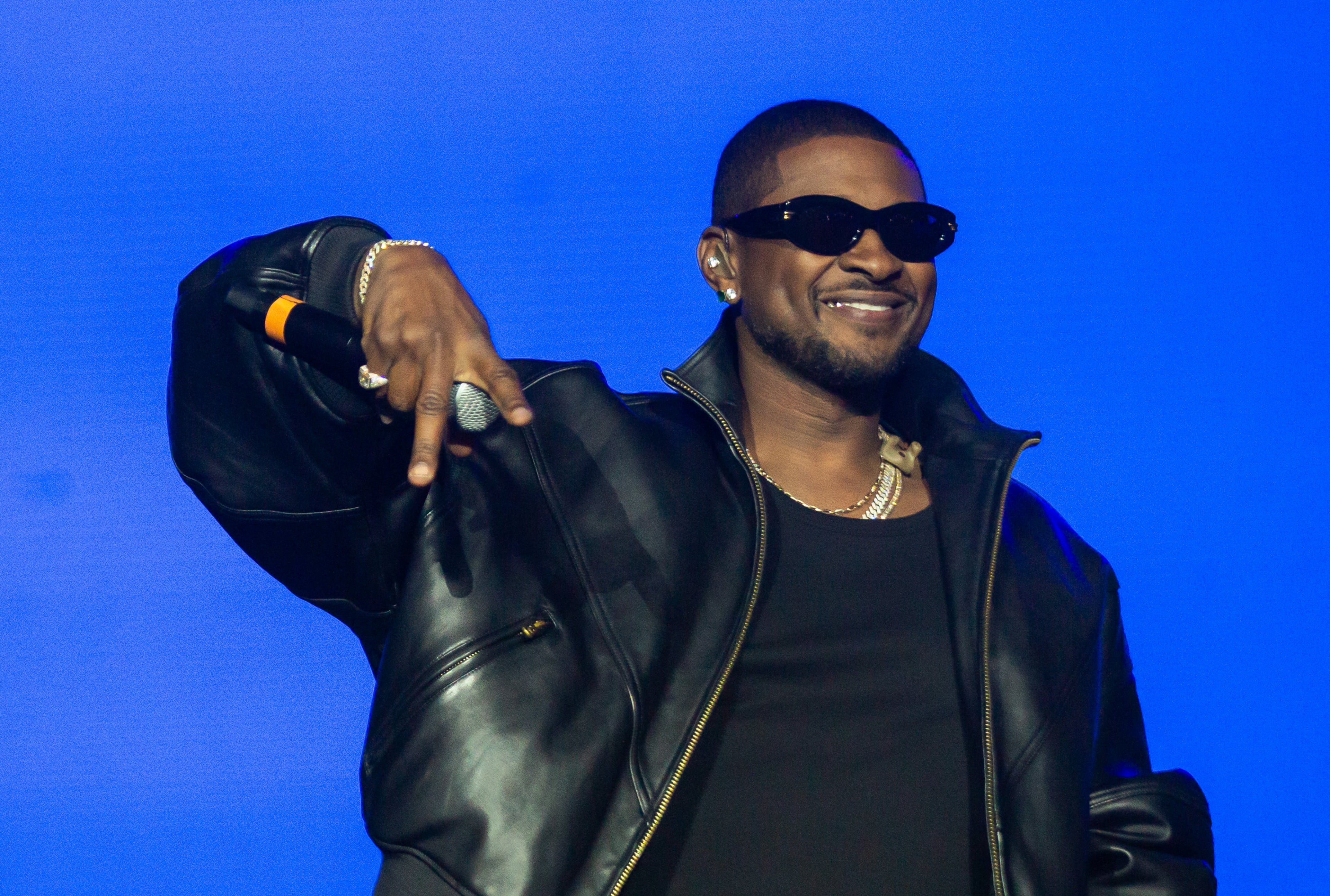 In a recent interview with Forbes, Usher — pictured at One Musicfest in 2025 as a special guest during a Ludacris performance — avoided disparaging Sean "Diddy" Combs, who was convicted on prostitution-related charges in July. (Ryan Fleisher for the AJC 2025)