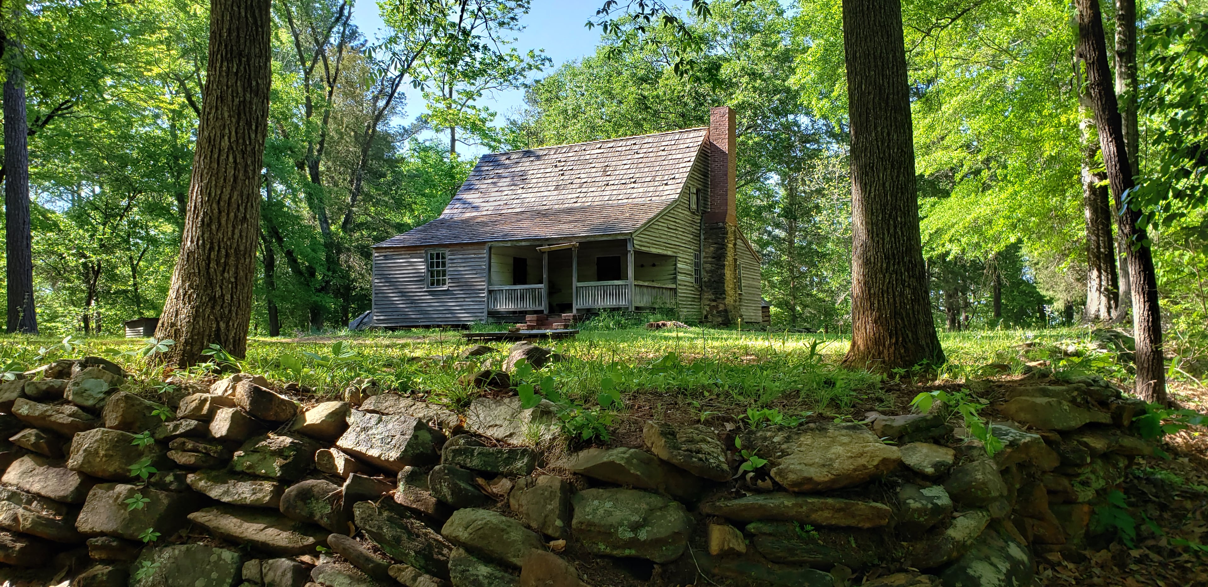 Jarrell Plantation: Original 1847 plantation house. Taken April 2019. (Courtesy of Jarrell Plantation State Historic Site)