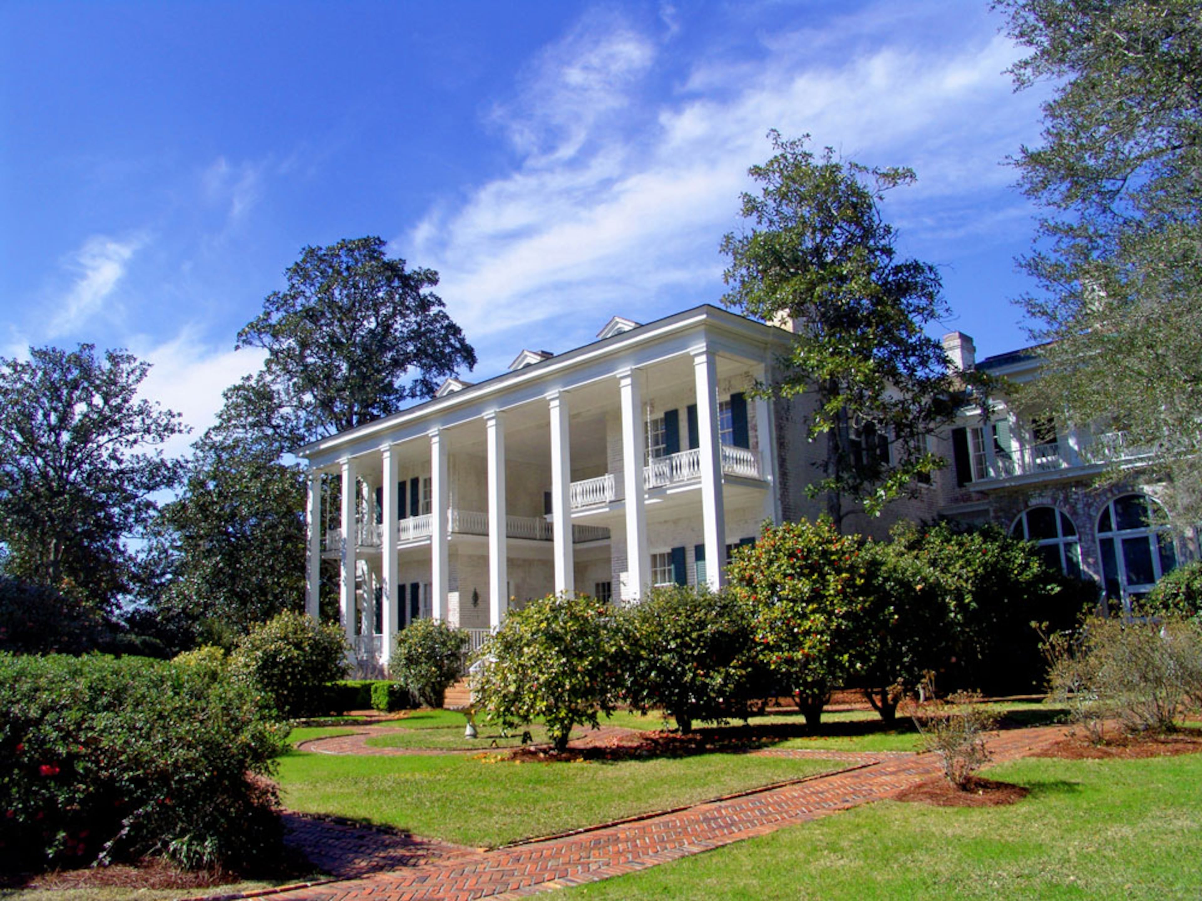 A timeless showplace of the historic South, the Pebble Hill Plantation is set on 3,000 acres in Thomasville. The Main House is open for tours. (Courtesy of Pebble Hill Plantation)