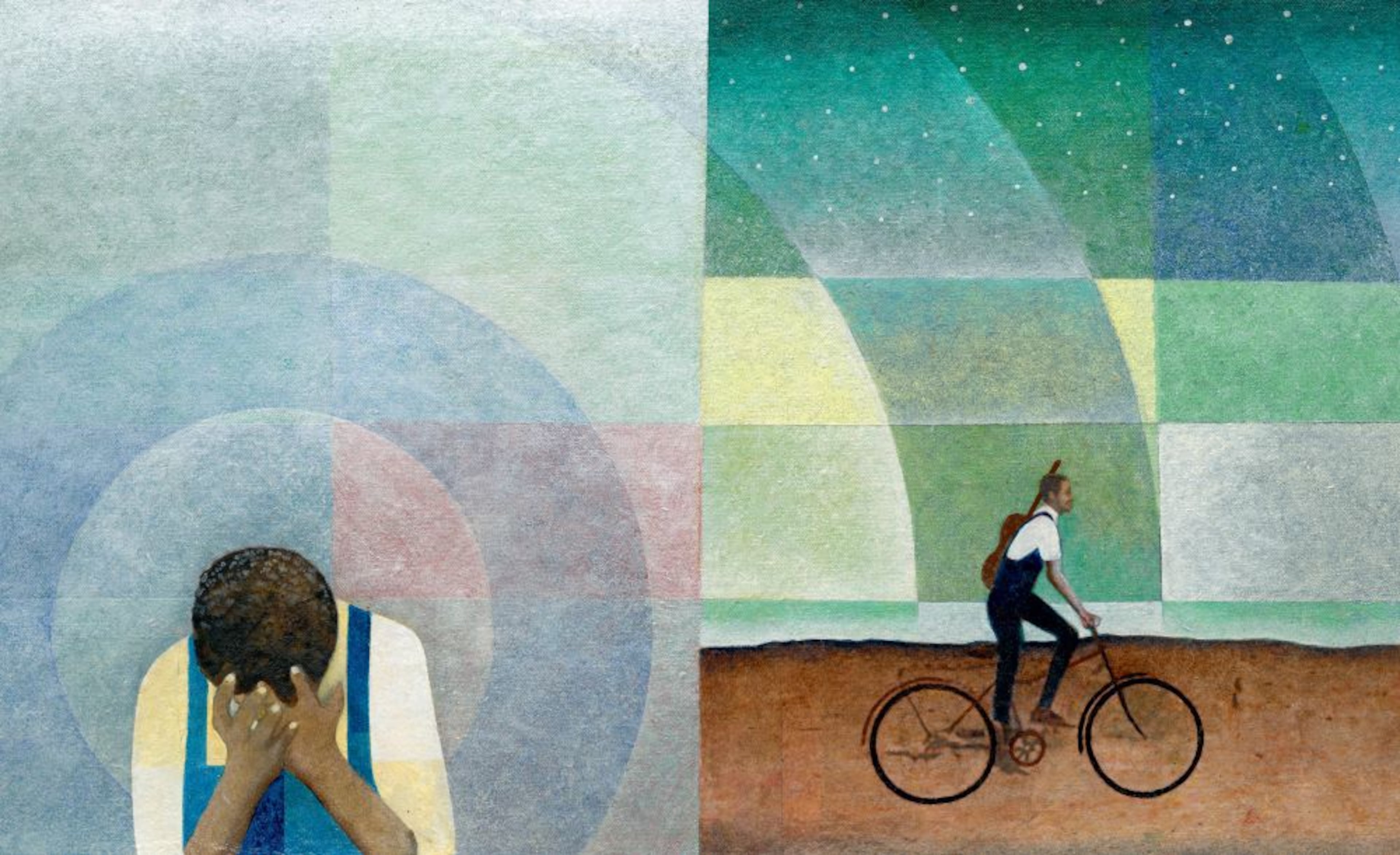 Illustration featured in the children's book 'Blues Boy: The B.B. King Story' by Carl Joe Williams.