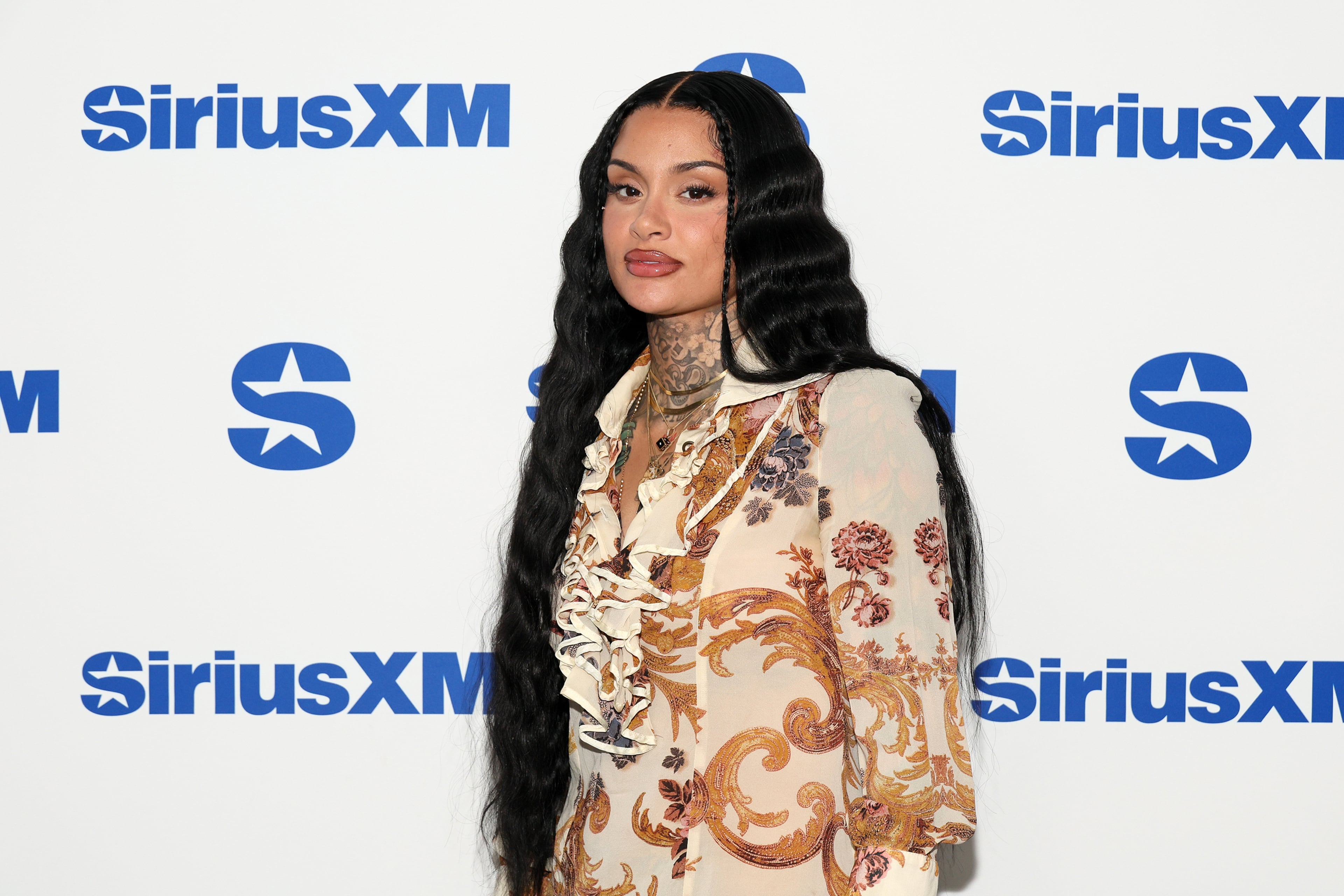 Kehlani visits SiriusXM Studios in New York. (Dia Dipasupil/Getty Images/TNS 2024)