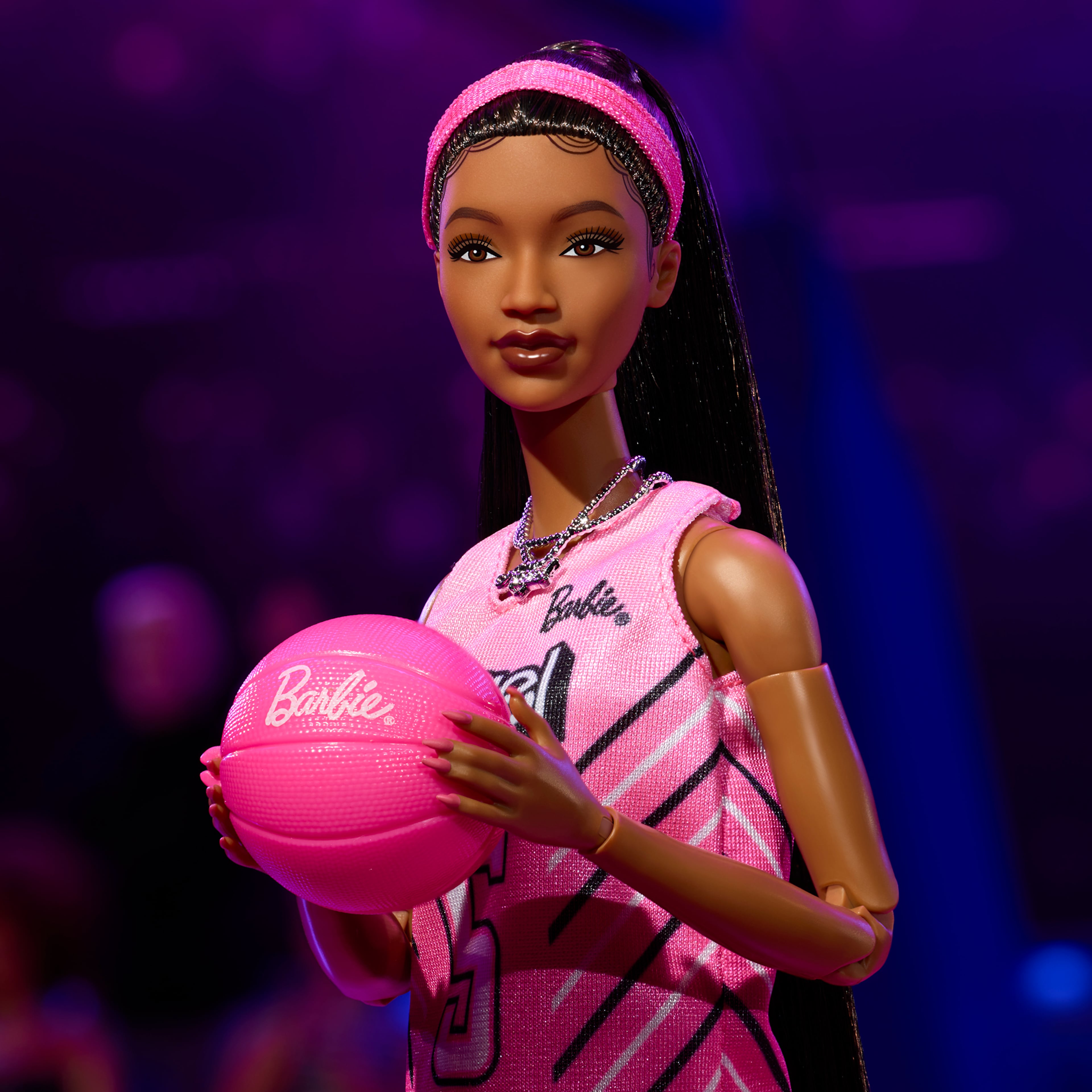 Mattel releases a Barbie in the likeness of Atlanta Dream forward Angel Reese on July 24. The doll launch comes just ahead of Barbie Game Night between the Dream and the Las Vegas Aces on August 3 at State Farm Arena. (Courtesy of Mattel Inc.)