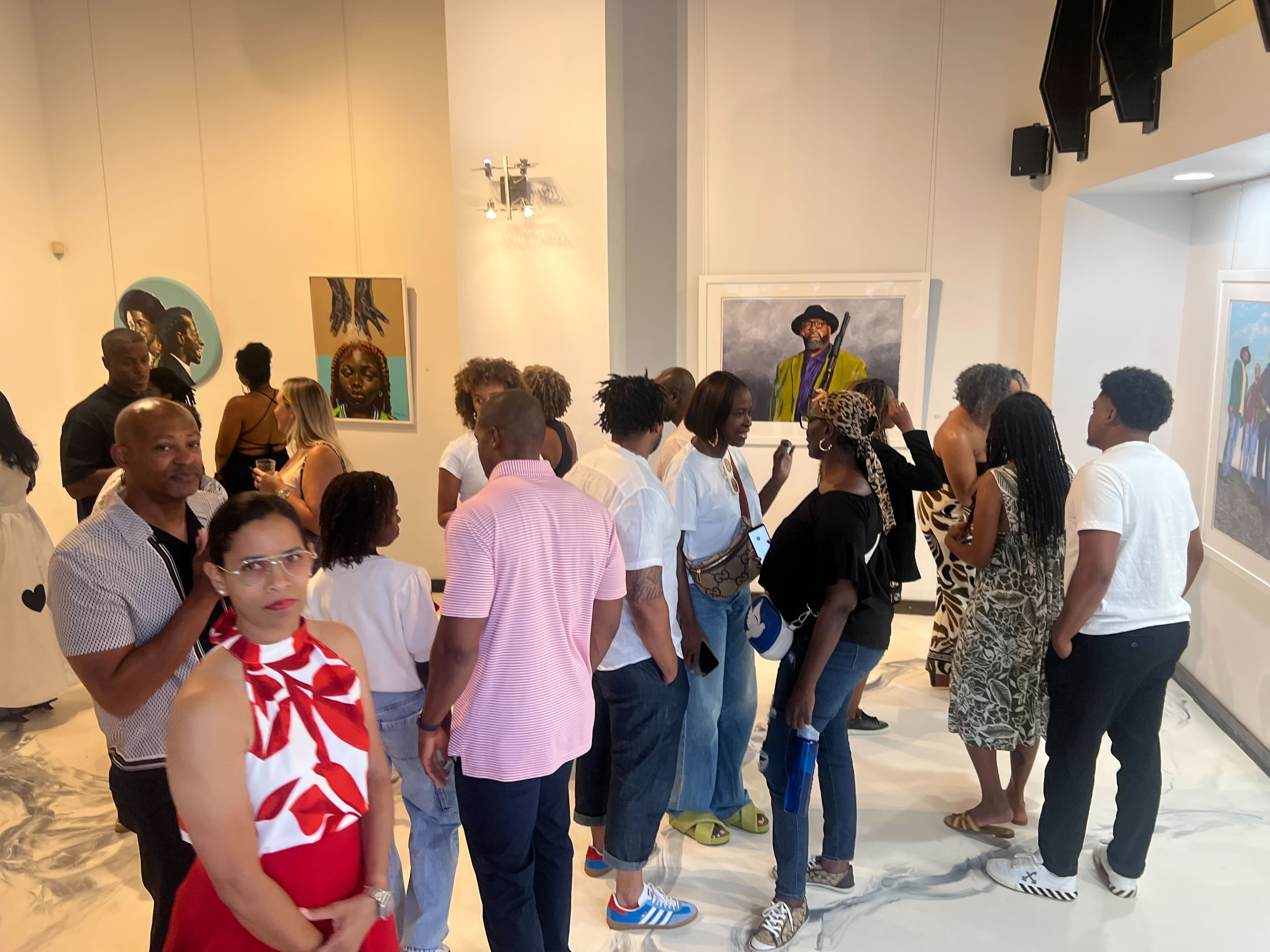 "Dear Black People...A Love Letter" exhibit opening night. (Courtesy of ZuCot Gallery)
