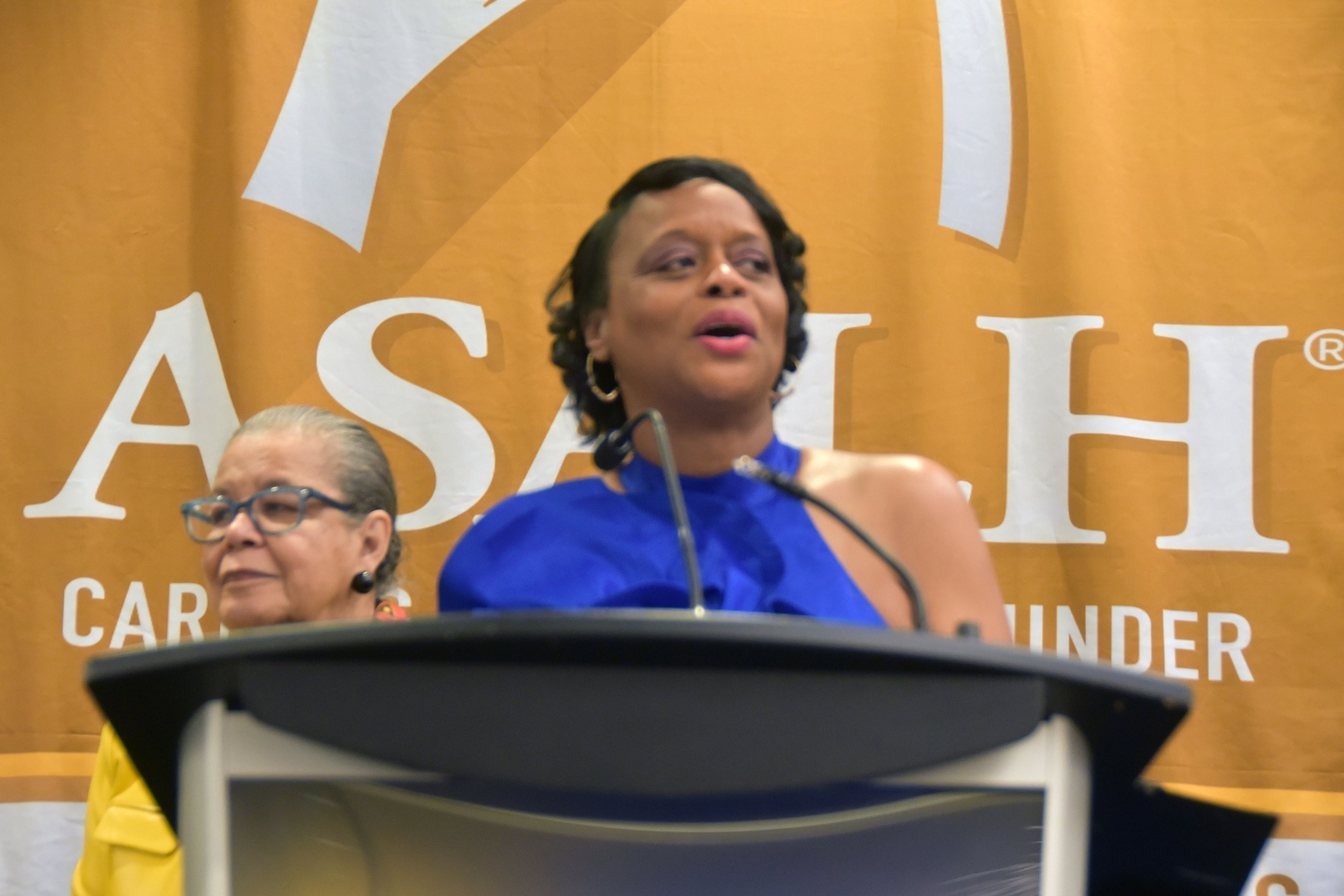 Sharita Jacobs-Thompson, a full-time professor at Prince George’s Community College, said the removal of the photograph is not just the erasure of a single image but part of a broader attempt to reshape the story of Black history. (Courtesy of ASALH)