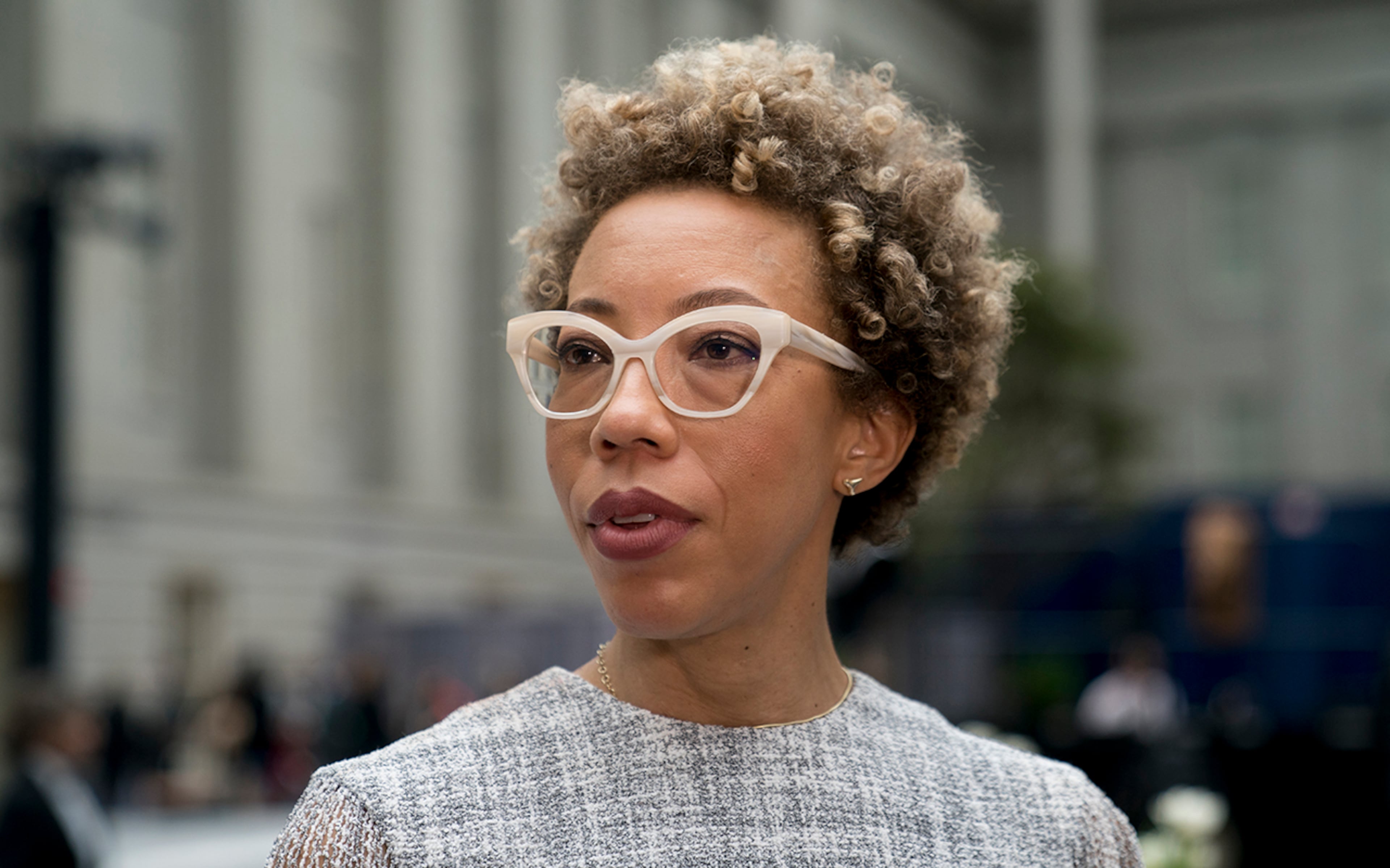 Amy Sherald: A native of Columbus and a fine arts graduate of Clark Atlanta, Sherald was chosen as the official portrait artist of former first lady Michelle Obama. (Andrew Harnik/AP)