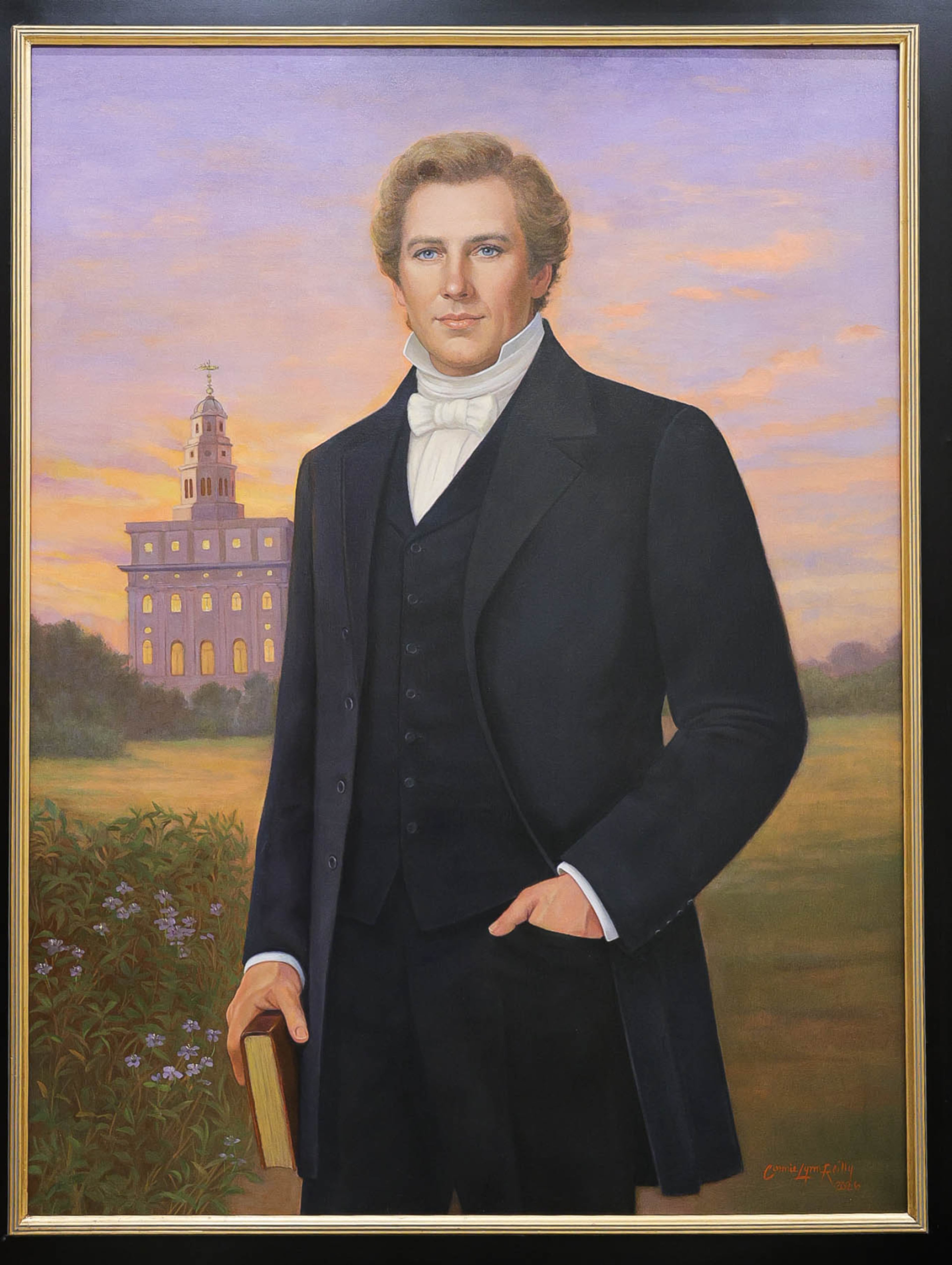 A portrait of Joseph Smith, founder and first president of The Church of Jesus Christ of Latter-day Saints, was unveiled at Morehouse College on Feb. 1. (Courtesy of Intellectual Reserve Inc.)