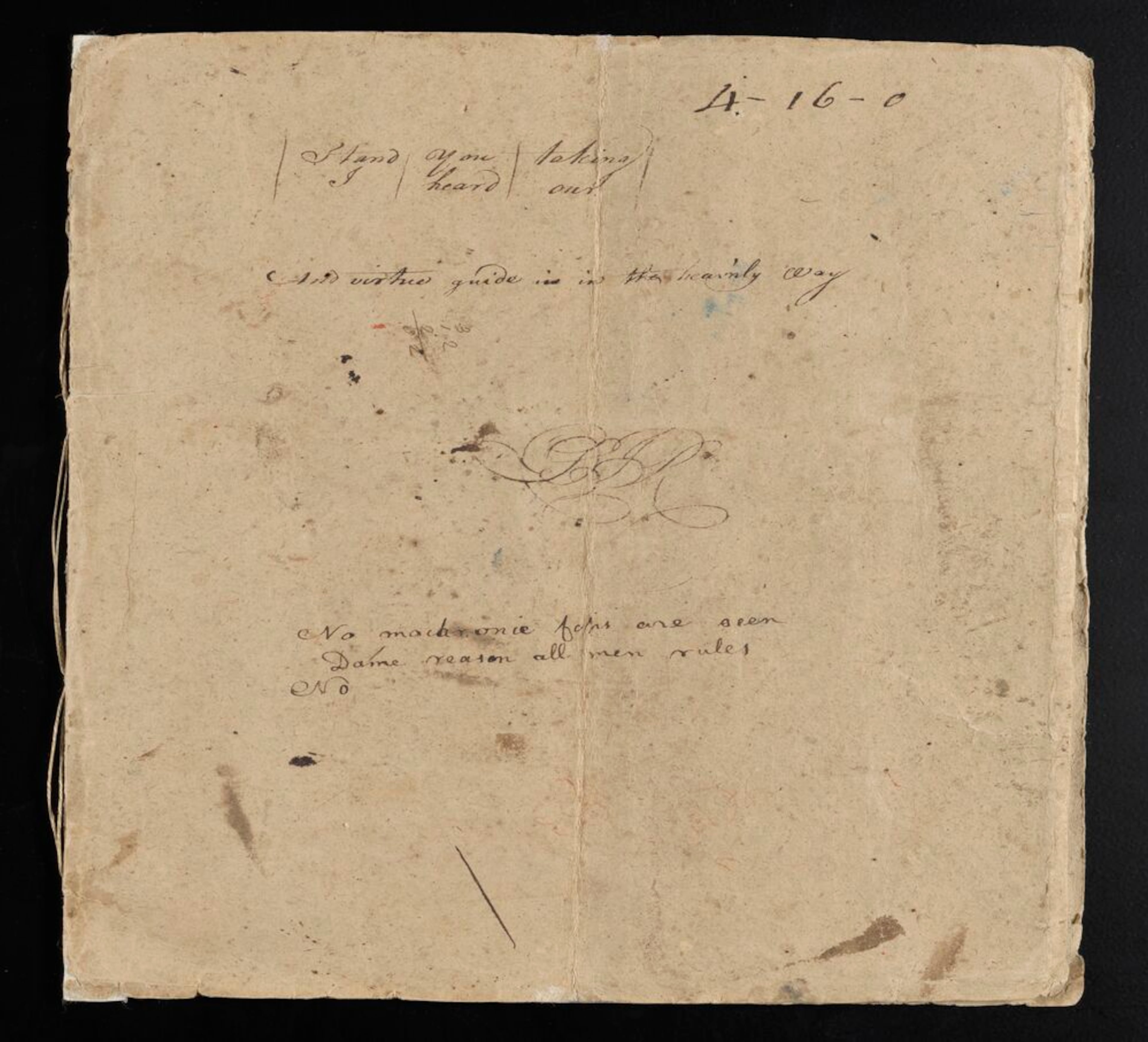 The large copy book (created between 1754-1773) of American colonial poet Phillis Wheatley is under ownership at the Stuart A. Rose Manuscript, Archives, and Rare Book Library of Emory University. (Courtesy of Emory University)
