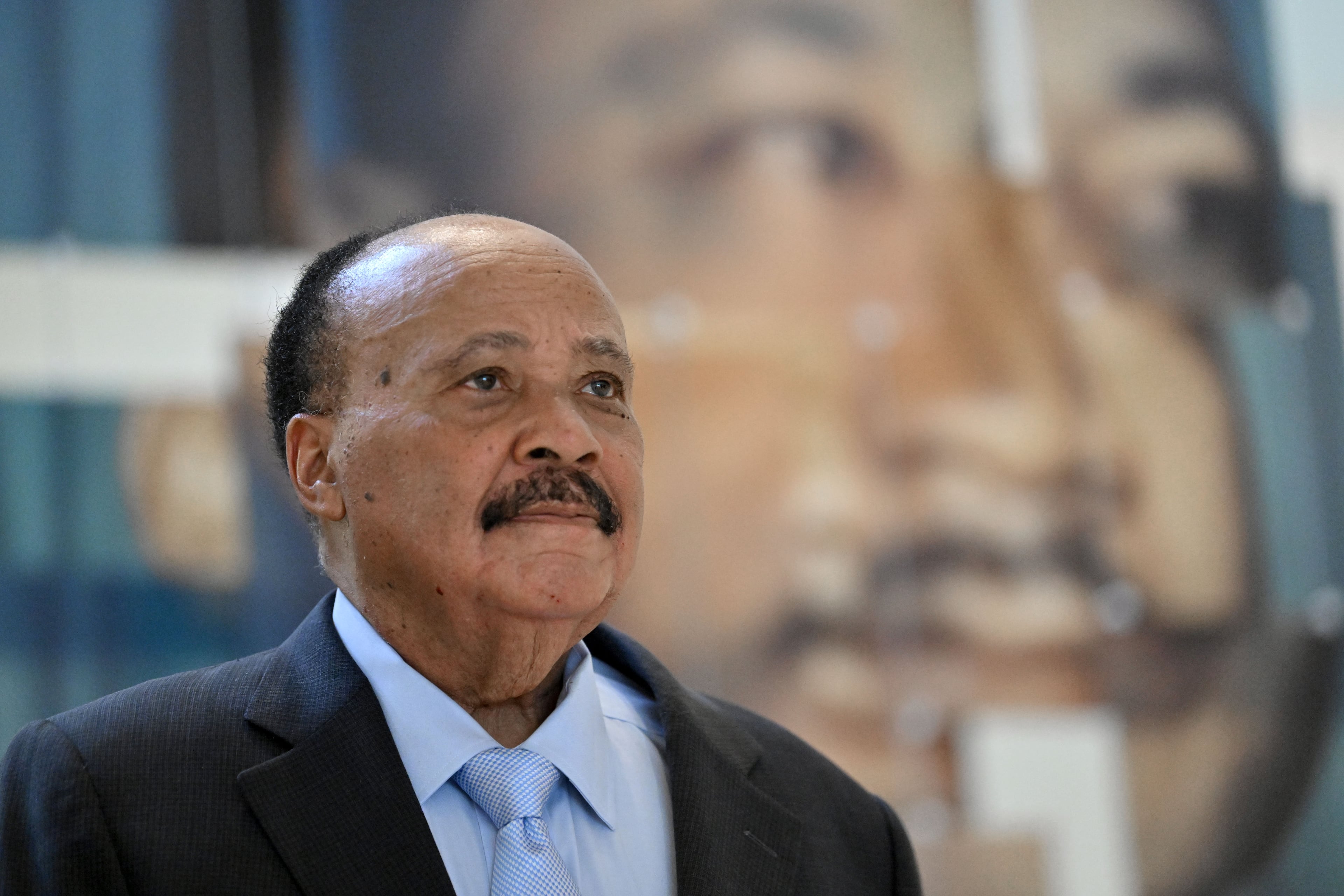 Martin Luther King III poses for a portrait at the National Center for Civil and Human Rights on Friday, June 12, 2026, in Atlanta. (Hyosub Shin/AJC)