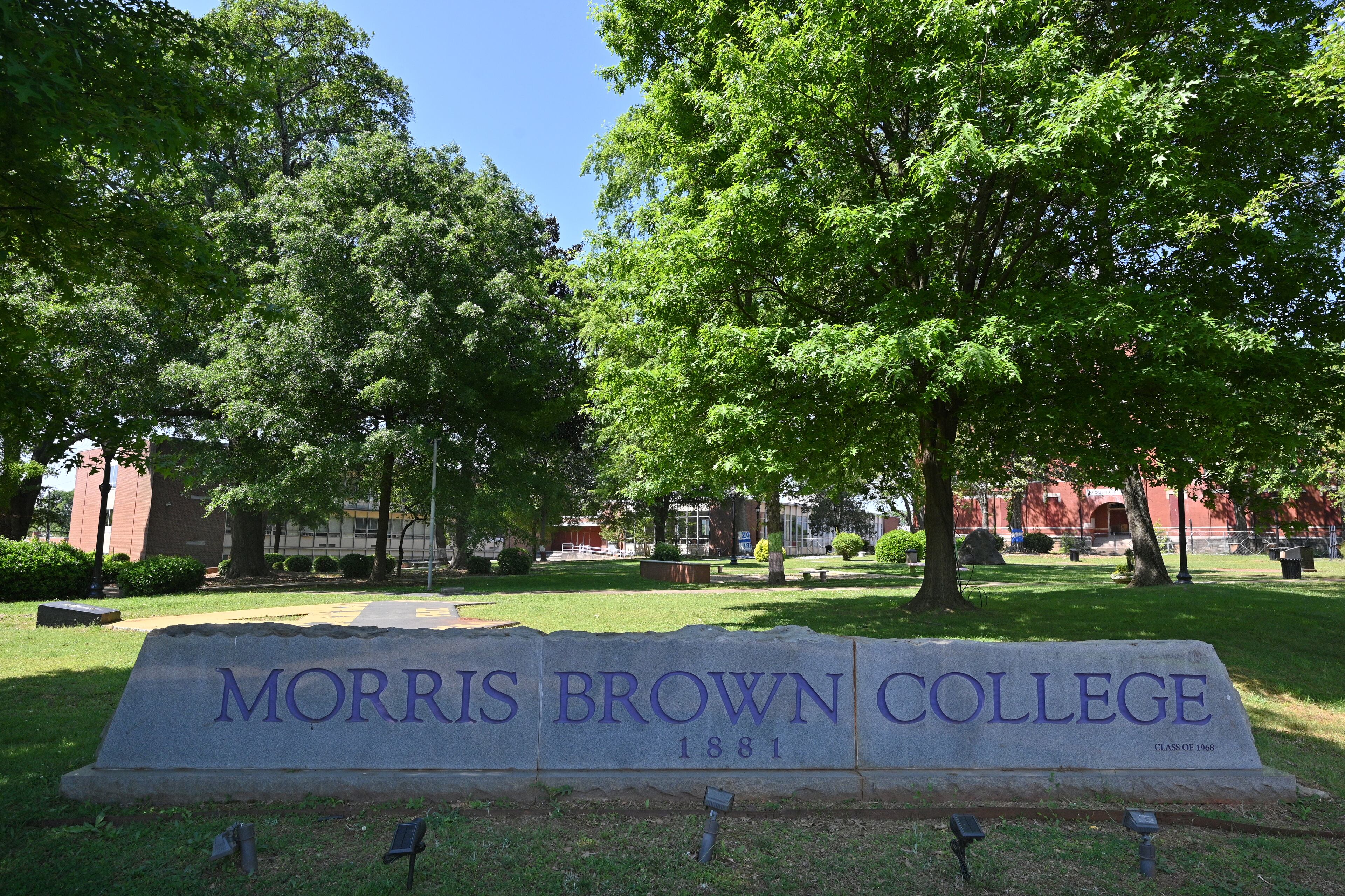 April 21, 2021 Atlanta - General campus shot of Morris Brown College on Wednesday, April 21, 2021. (Hyosub Shin / Hyosub.Shin@ajc.com)