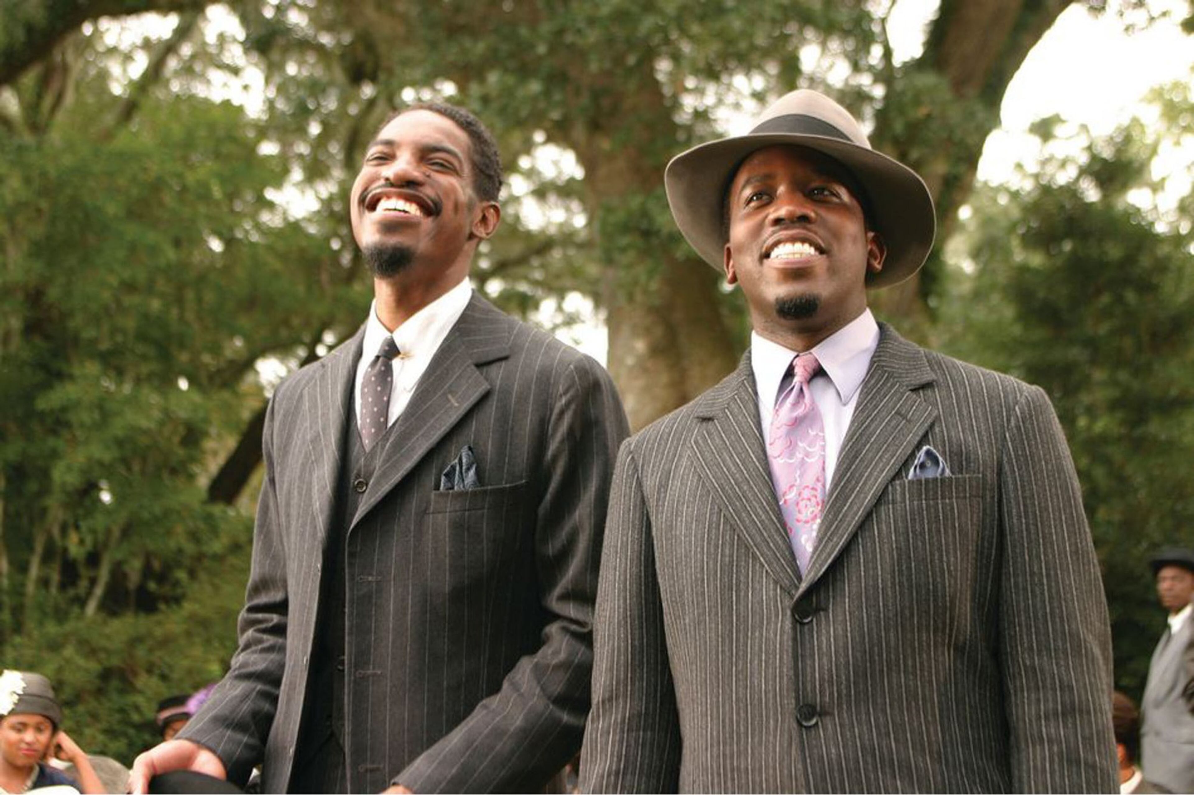André 3000 and Big Boi of OutKast star in a musical about two friends running a southern speakeasy in the 1930's. (Michael Tackett/Universal Pictures)