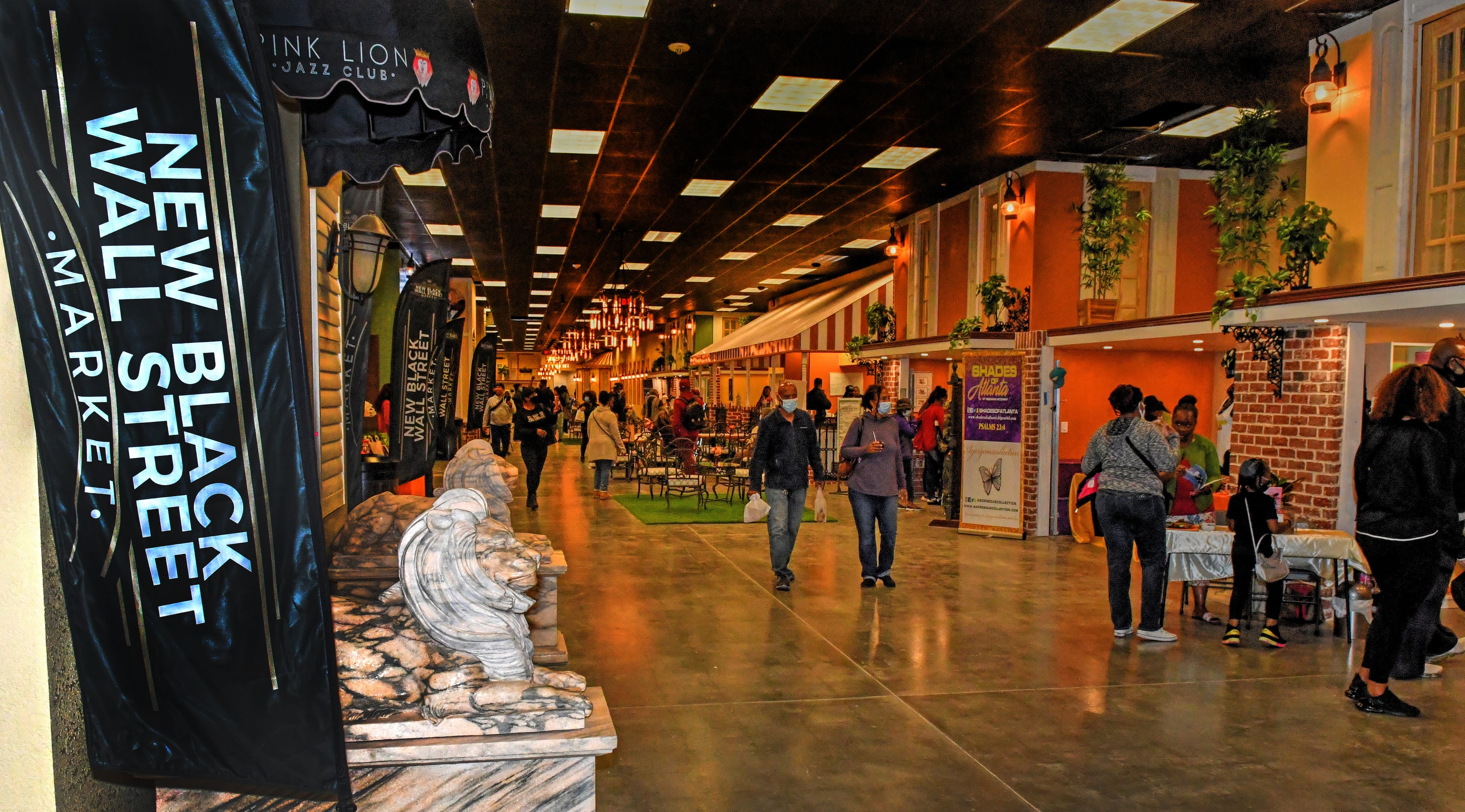 Interior of the New Black Wall Street Market. (Chris Hunt for the AJC)