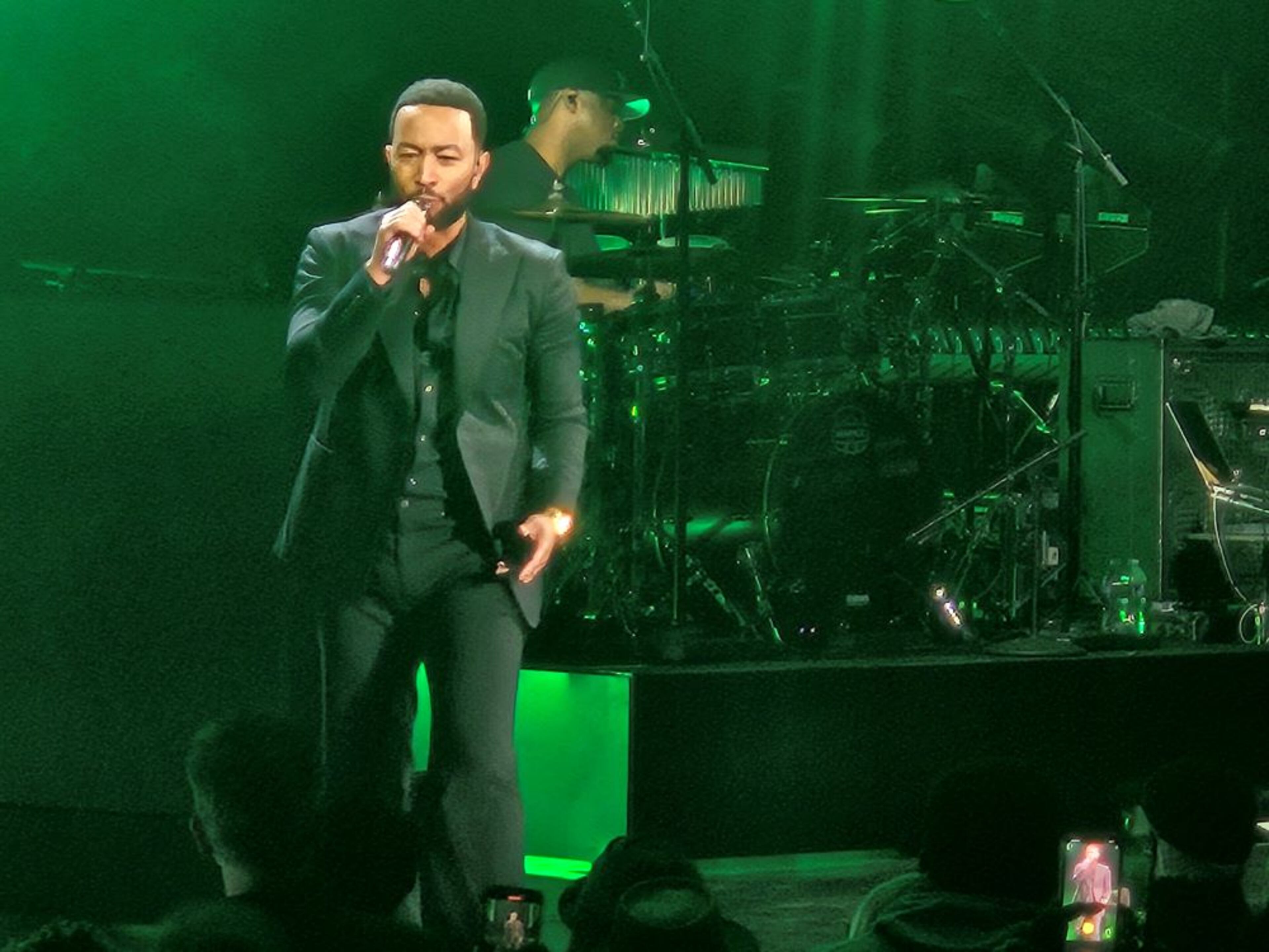 John Legend performed his entire 2004 debut album “Get Lifted” at Synovus Bank Amphitheater at Chastain Park on Friday, Oct. 24, 2025, in Atlanta. Legend said the album reflects what was happening in his personal and professional life at the time. (Christopher Daniel/AJC)