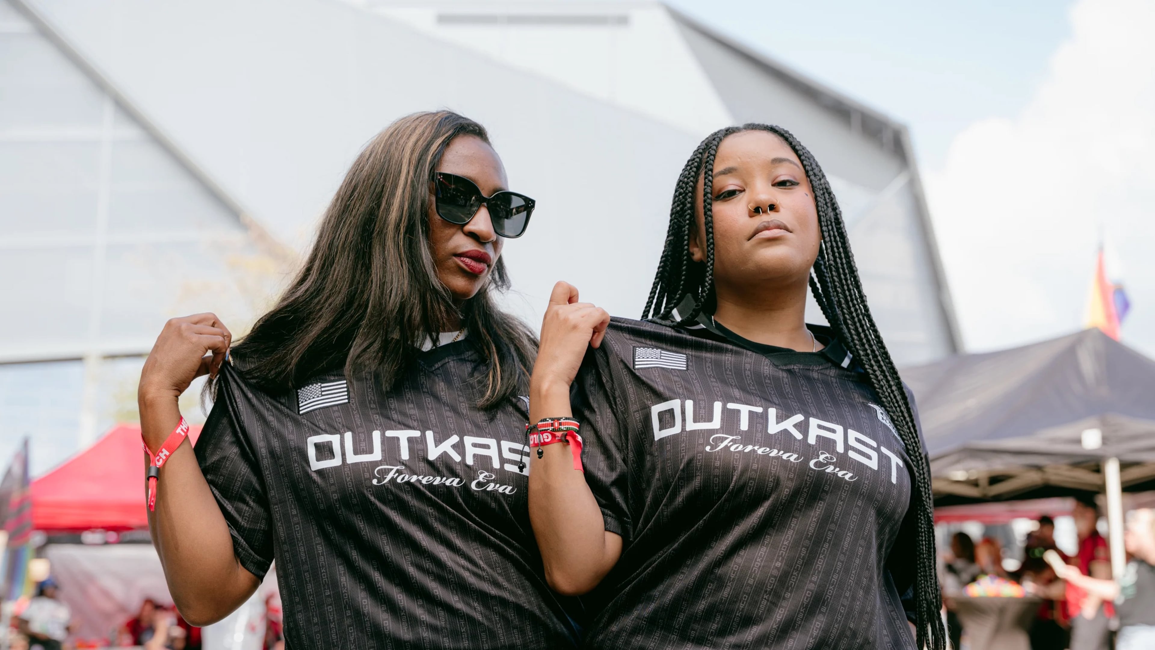 That Outkast Stankonia F.C. jersey was released in 2025 to commemorate the anniversary of the duo's fourth studio album. (Courtesy of Mundial)