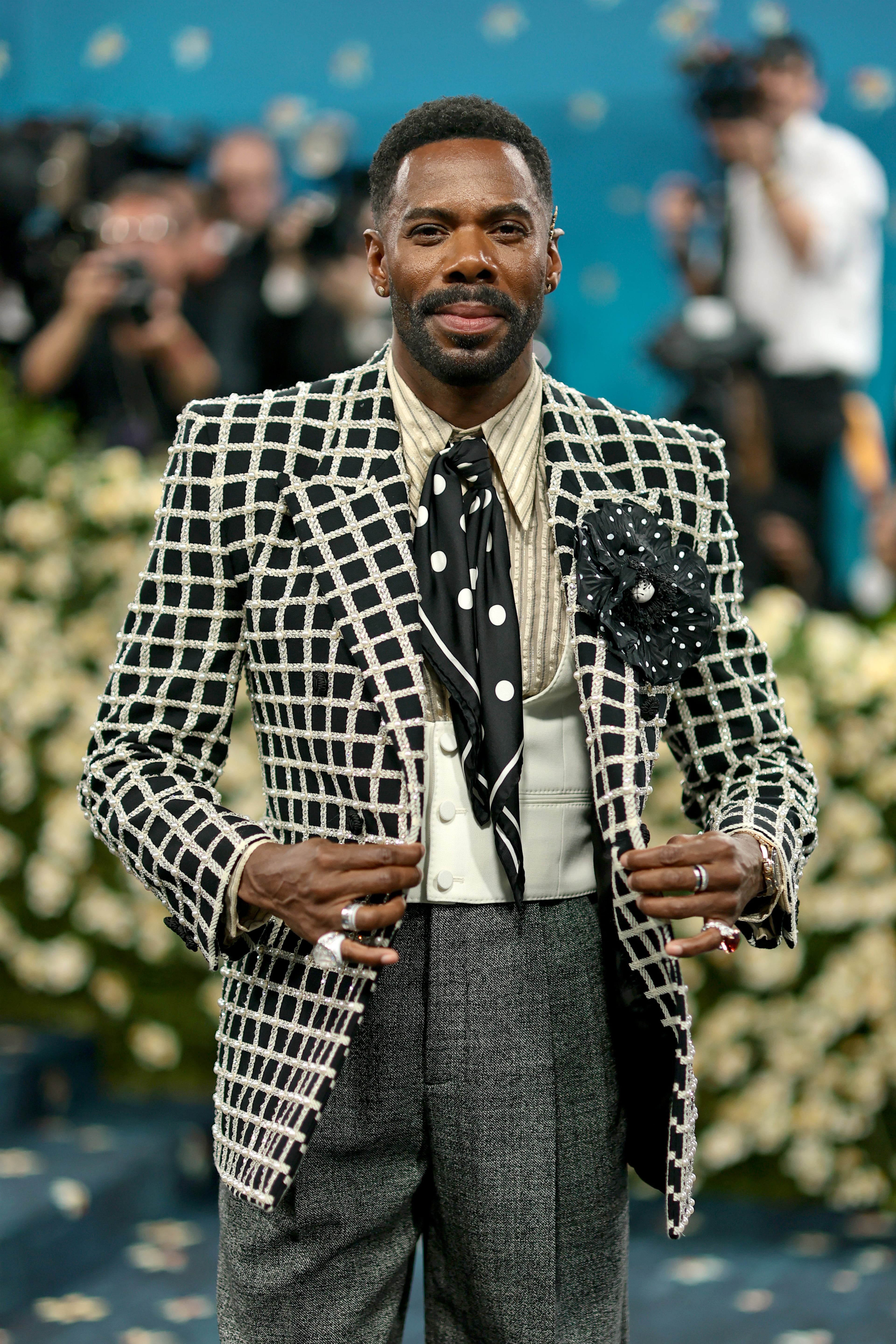 NEW YORK, NEW YORK - MAY 05: Met Gala Co-Chair Colman Domingo attends the 2025 Met Gala Celebrating "Superfine: Tailoring Black Style" at Metropolitan Museum of Art on May 05, 2025 in New York City. (Photo by Dimitrios Kambouris/Getty Images for The Met Museum/Vogue)