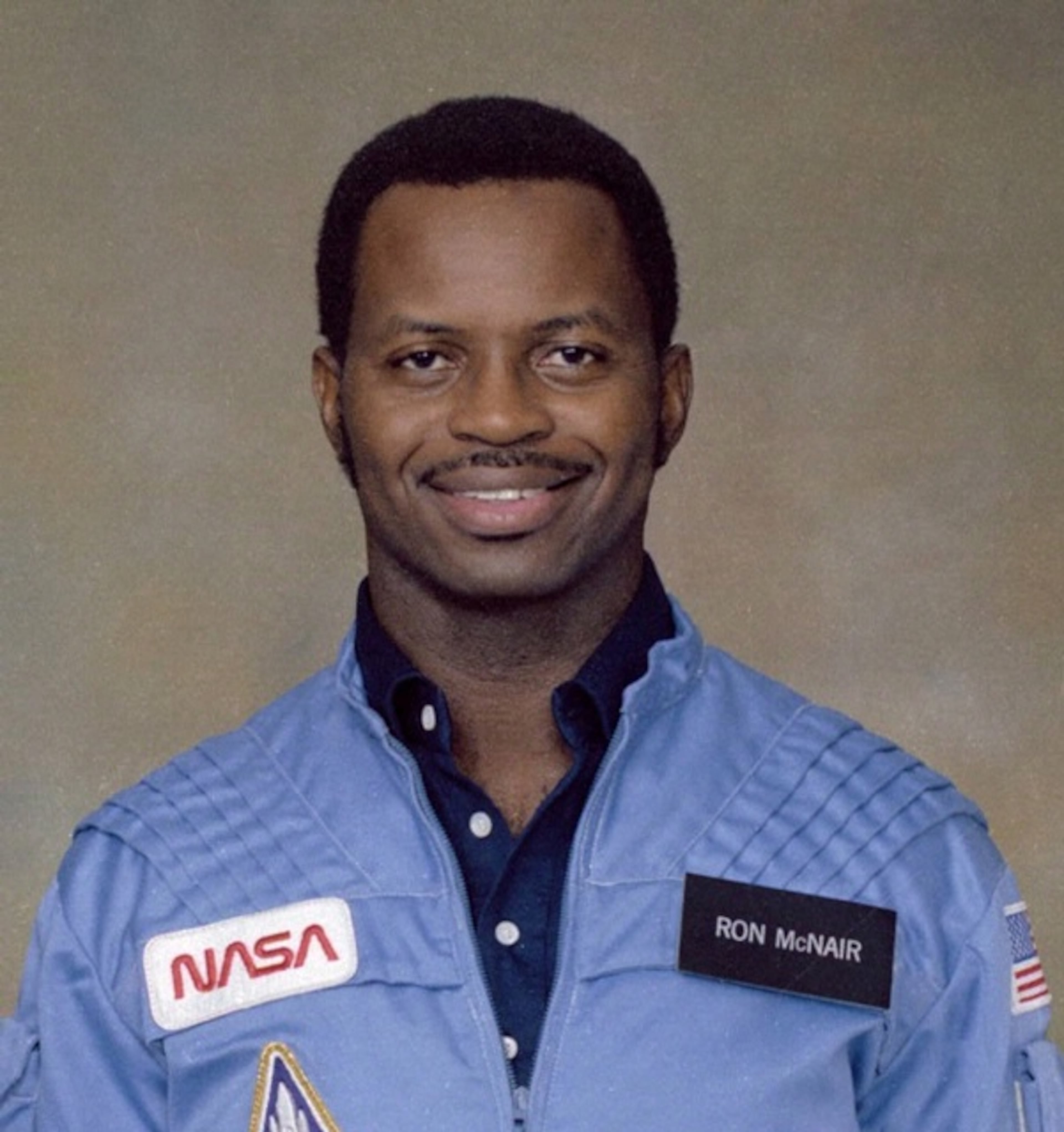 Ronald McNair was a physicist, jazz saxophonist and karate black belt. He was awarded a B.S in physics at North Carolina A&T University in 1971 and a doctorate in physics from MIT in 1976. McNair worked as a staff physicist with Hughes Research Laboratories before being selected for the Astronaut Corps in 1978. (Courtesy of NASA)