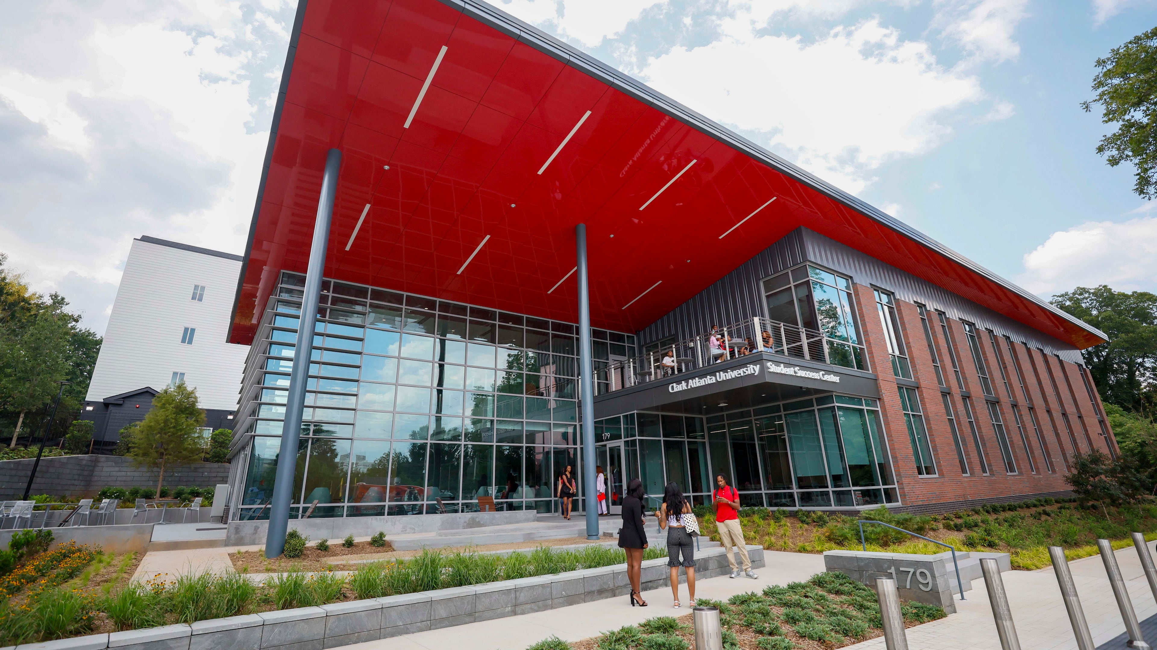 Clark Atlanta University’s Student Success Center is pictured on campus Wednesday, Sept. 2, 2026. This new building marks the University’s first significant academic facility since 1996 and aims to revolutionize how students access resources, form connections, and reach their goals. (Miguel Martinez/AJC)
