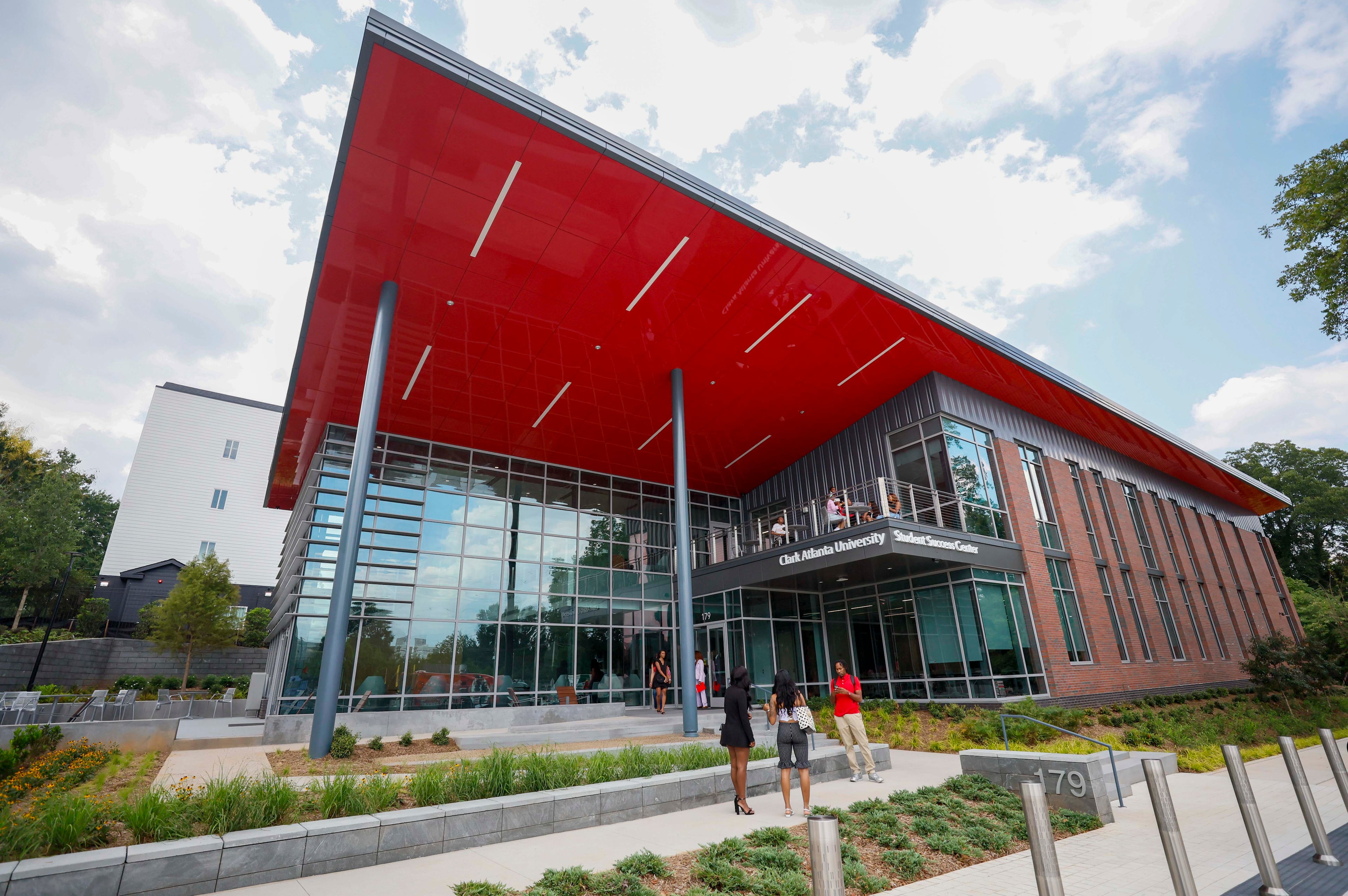 Clark Atlanta University’s Student Success Center is pictured on campus Wednesday, Sept. 2, 2026. This new building marks the University’s first significant academic facility since 1996 and aims to revolutionize how students access resources, form connections, and reach their goals. (Miguel Martinez/AJC)