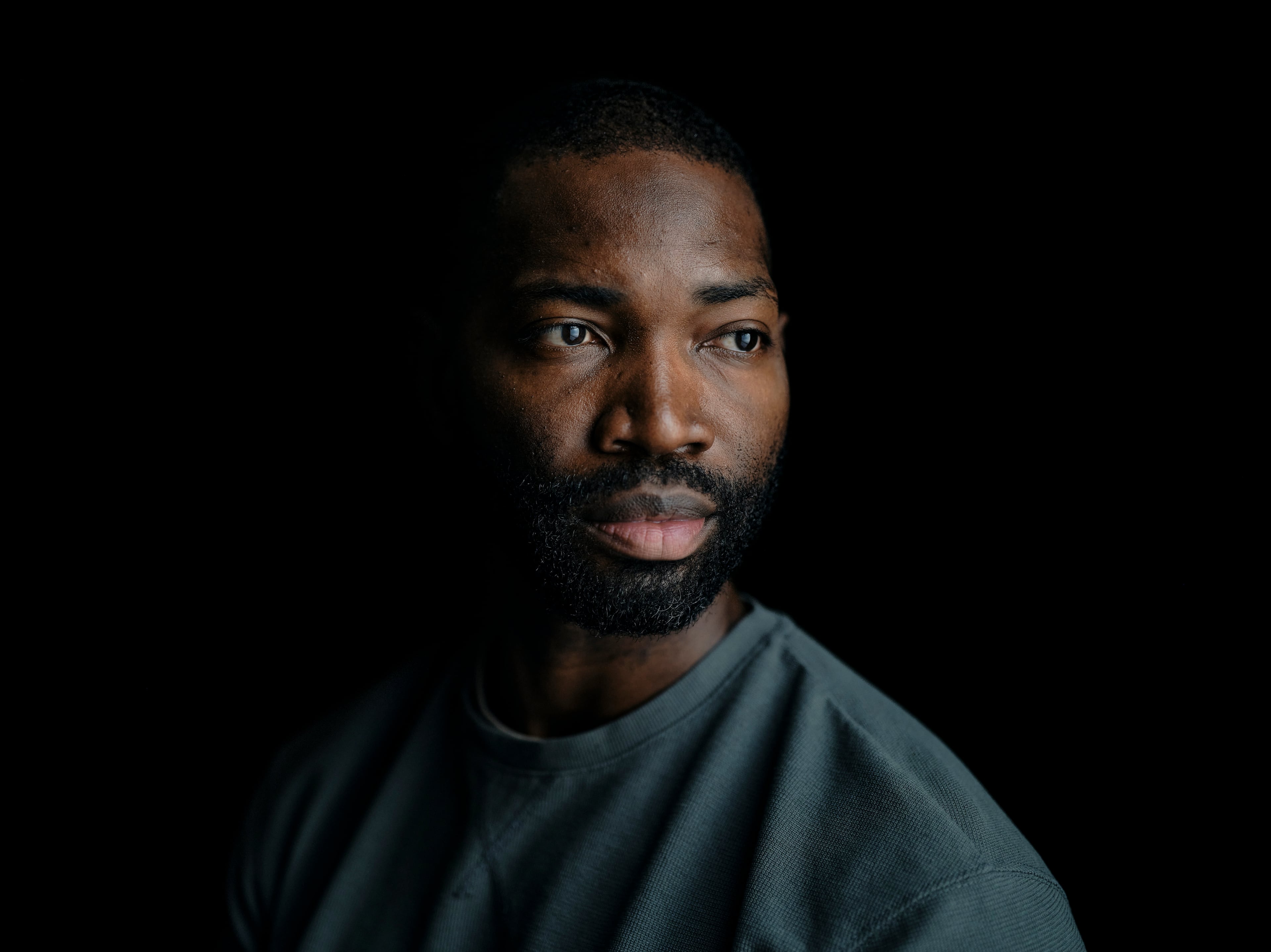 In 2017, Tarell Alvin McCraney won the Academy Award for Best Adapted Screenplay for “Moonlight,” based on his unpublished play “In Moonlight Black Boys Look Blue.” (Philip Cheung/The New York Times 2024)