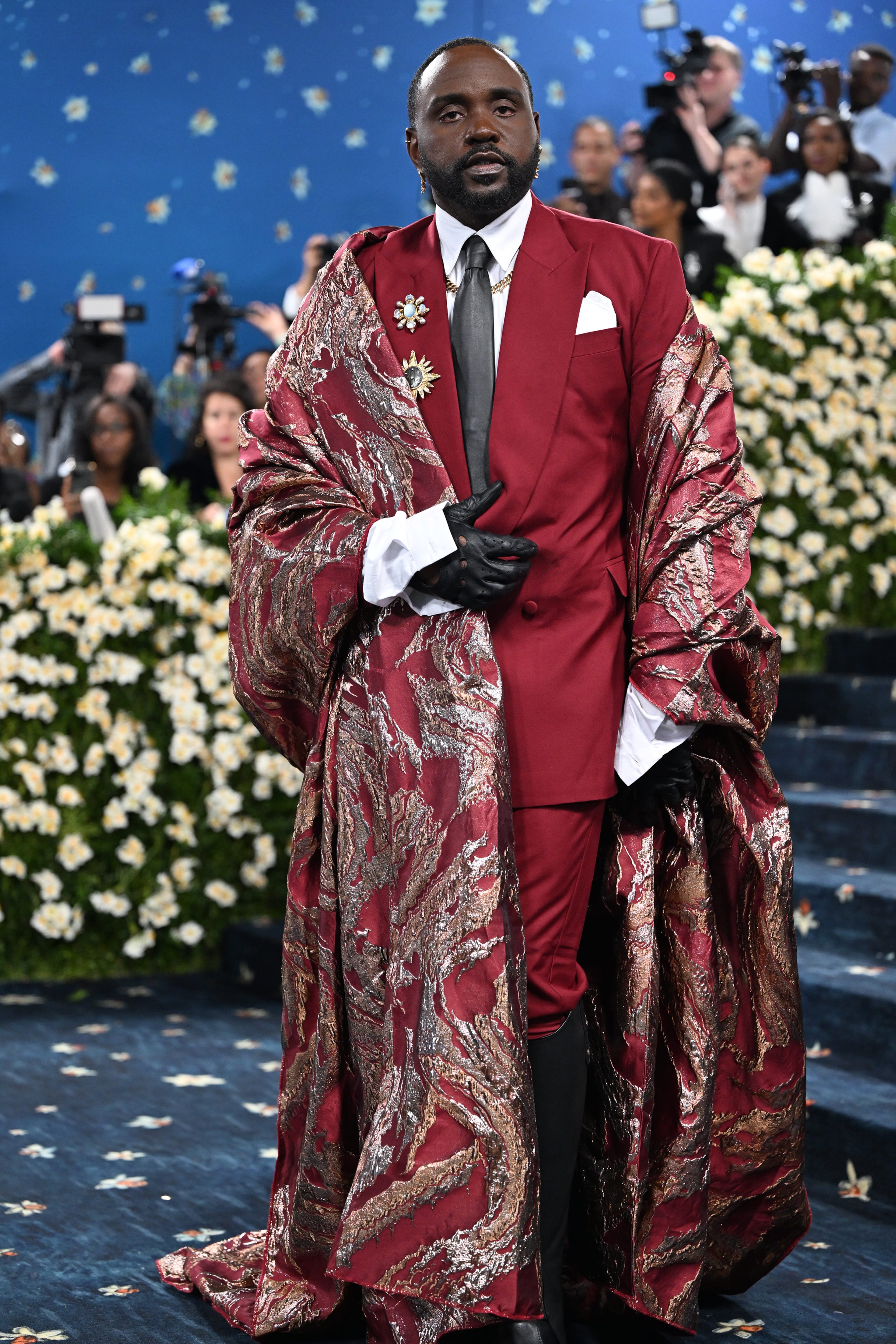 Brian Tyree Henry at the Metropolitan Museum of Art's Costume Institute benefit gala in New York, May 5, 2025. (Nina Westervelt/The New York Times)