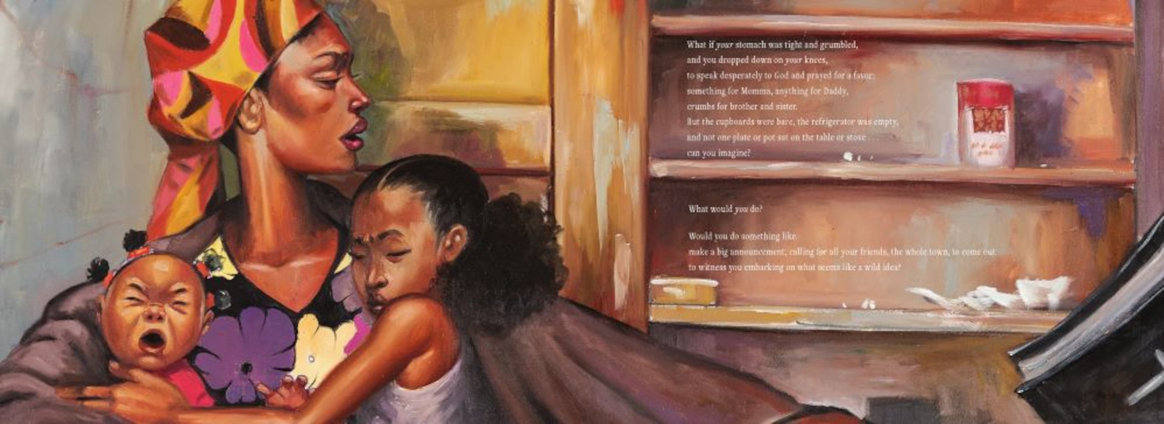 Artist Frank Morrison was inspired by his own personal experiences to design what he calls “social realism” for the artwork featured in “Seven Million Steps.” (Courtesy of Frank Morrison)