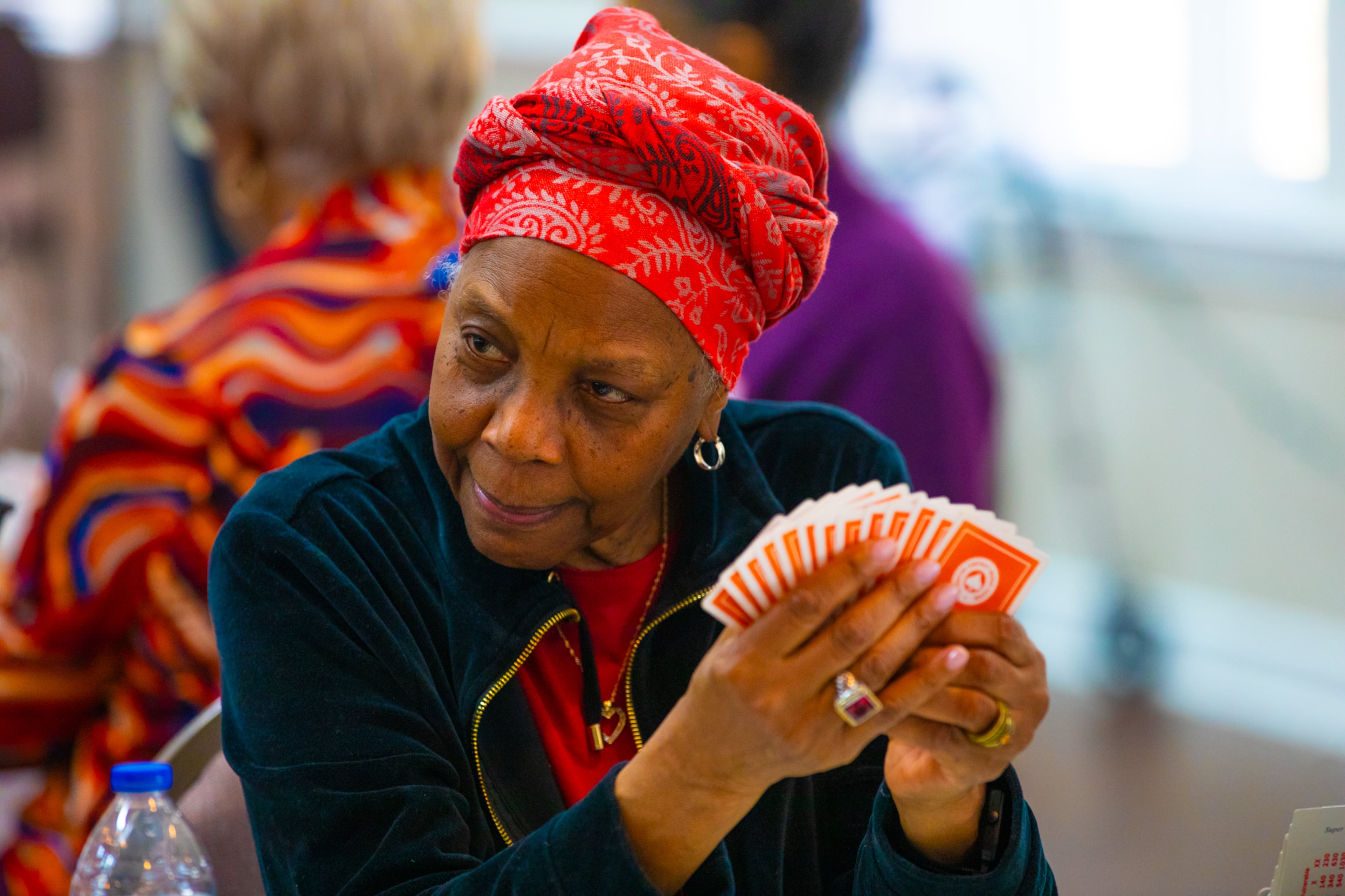 A bid whist player prepares for the 12th Anniversary Bid Whist Card Party to be held Feb. 7 during the Roswell Roots Festival. (Courtesy of the City of Roswell)